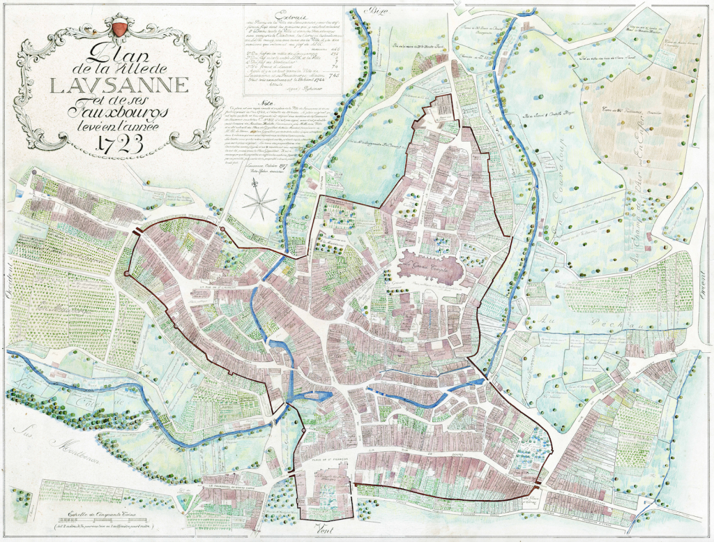 P. RIgaud, Ville de Lausanne, 1723