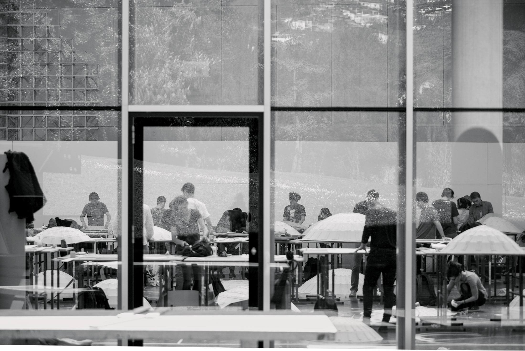 Studenti dell’AAM al lavoro.