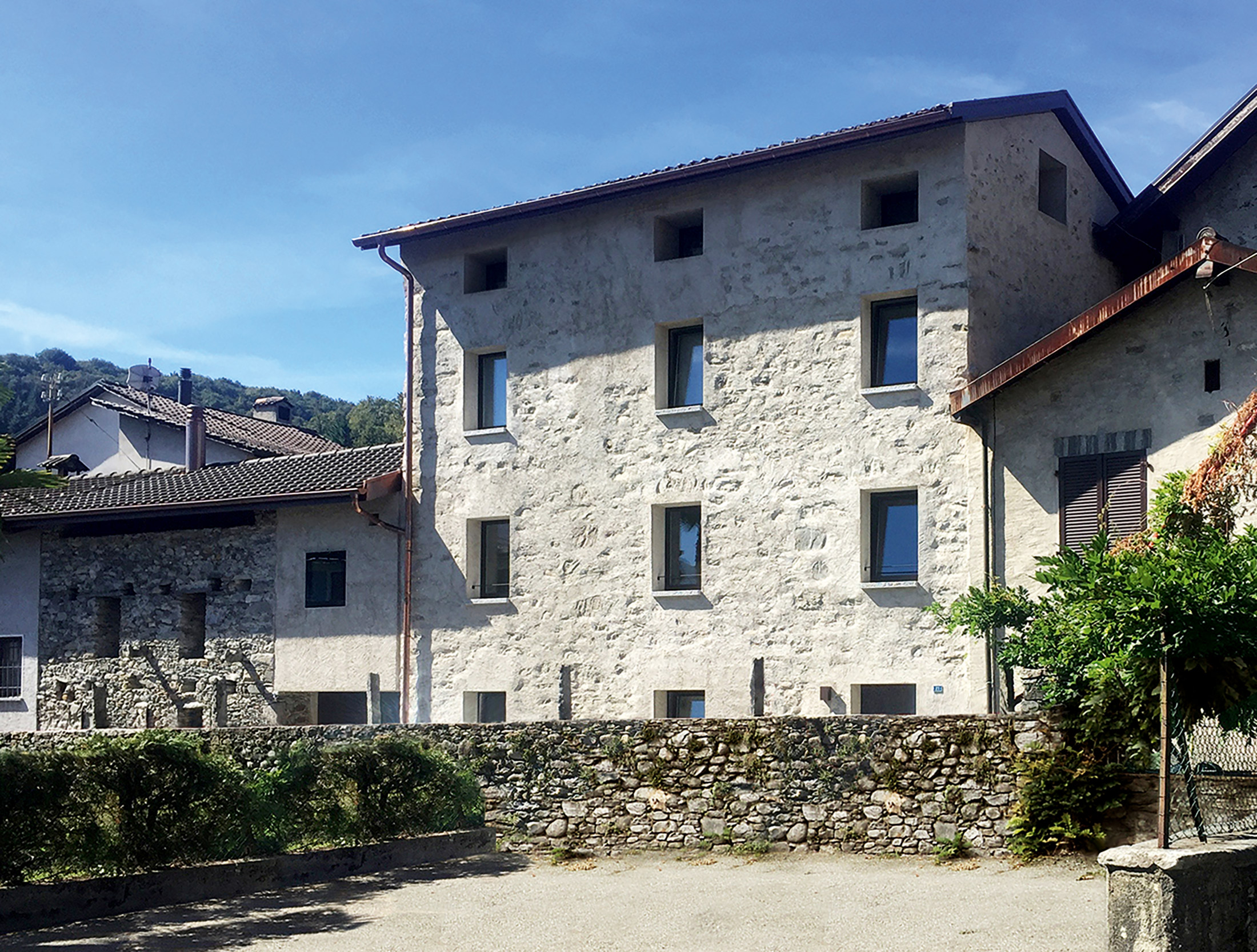 delorenzi la rocca architetti, ristrutturazione casa Pellanda, Losone