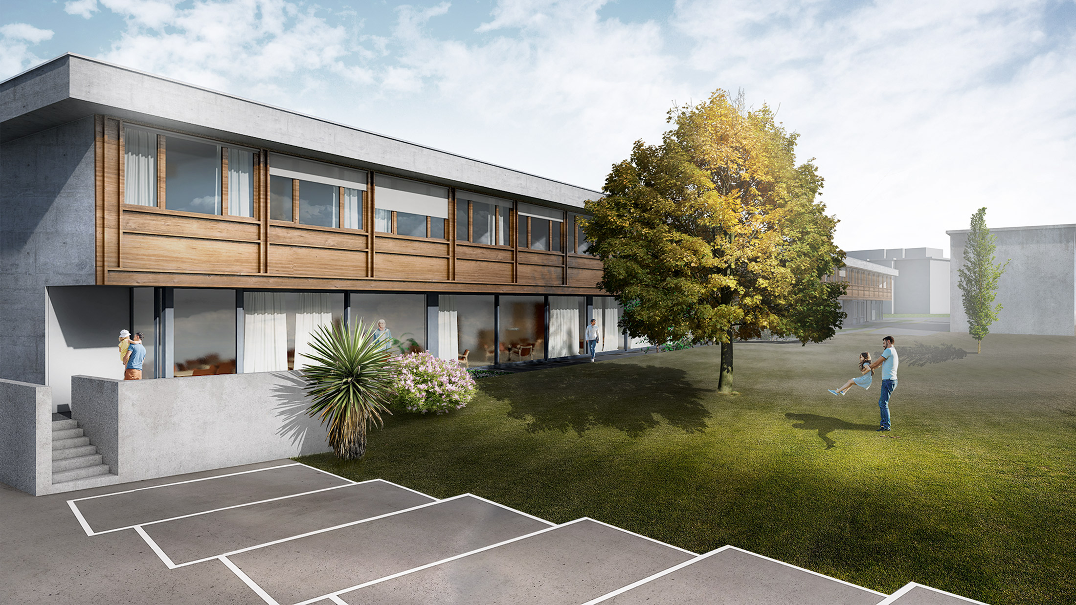 dueA architetti, casa per anziani, Caslano