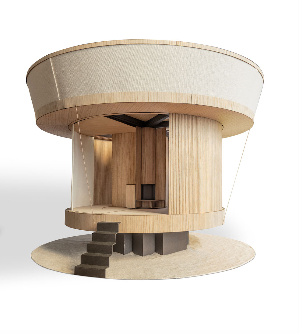 Das Modell für das Haus Ojalà.