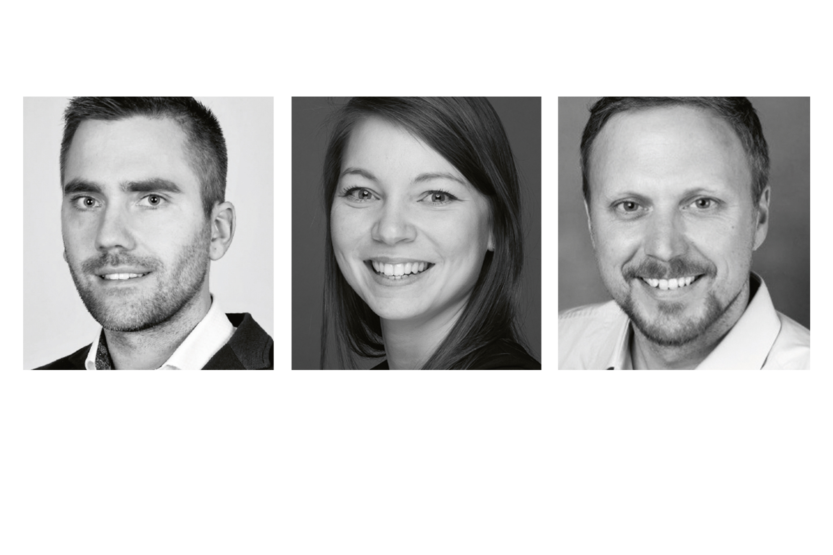 Im Interview (v.l.): Michal Rubánko, SBB: MSc in Bau­ingenieurwesen, Verantwortlich für Initialisieren, Begleiten und Auswerten der BIM-Projekte bei der SBB- Infrastruktur; Magdalena Stelzer, Amberg Engineering: Dipl.-Ing. Bauinge­nieurwissenschaften, BIM-Projektabwicklung und -Koordina­tion im Projekt FbE Mellingen; Marcel Nolte,  Sersa Group:  Dipl.-Ing. (FH)  Seit 2018 Leiter BIM bei der Sersa Group Schweiz.