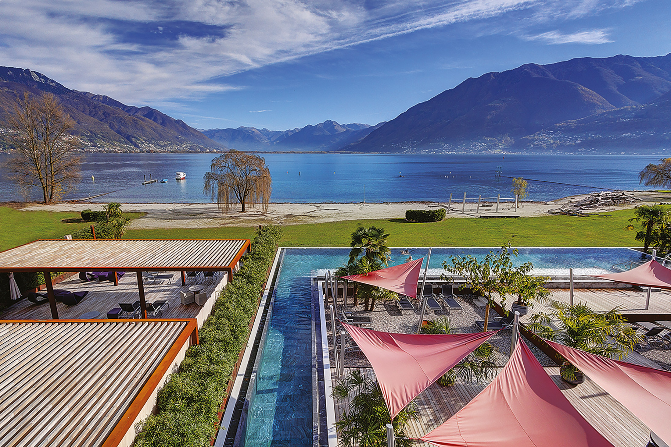 Il Lido di Locarno di Moro &amp; Moro con lo stabilimento Termali Salini &amp; Spa