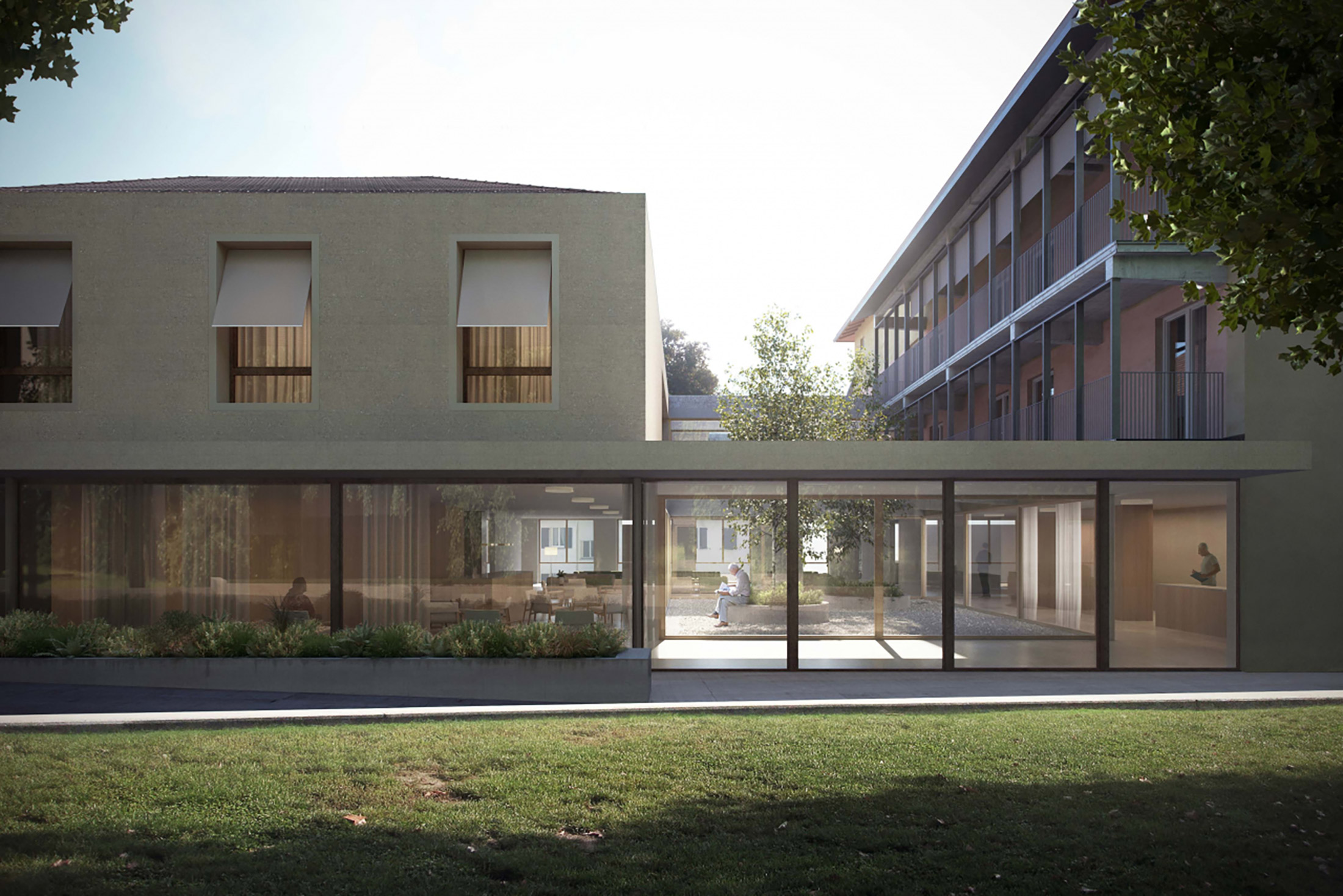 Il progetto vincitore, AGATA, della comunità di lavoro con capofila gli studi d'architettura Baumschlager Eberle e Inches Geleta.