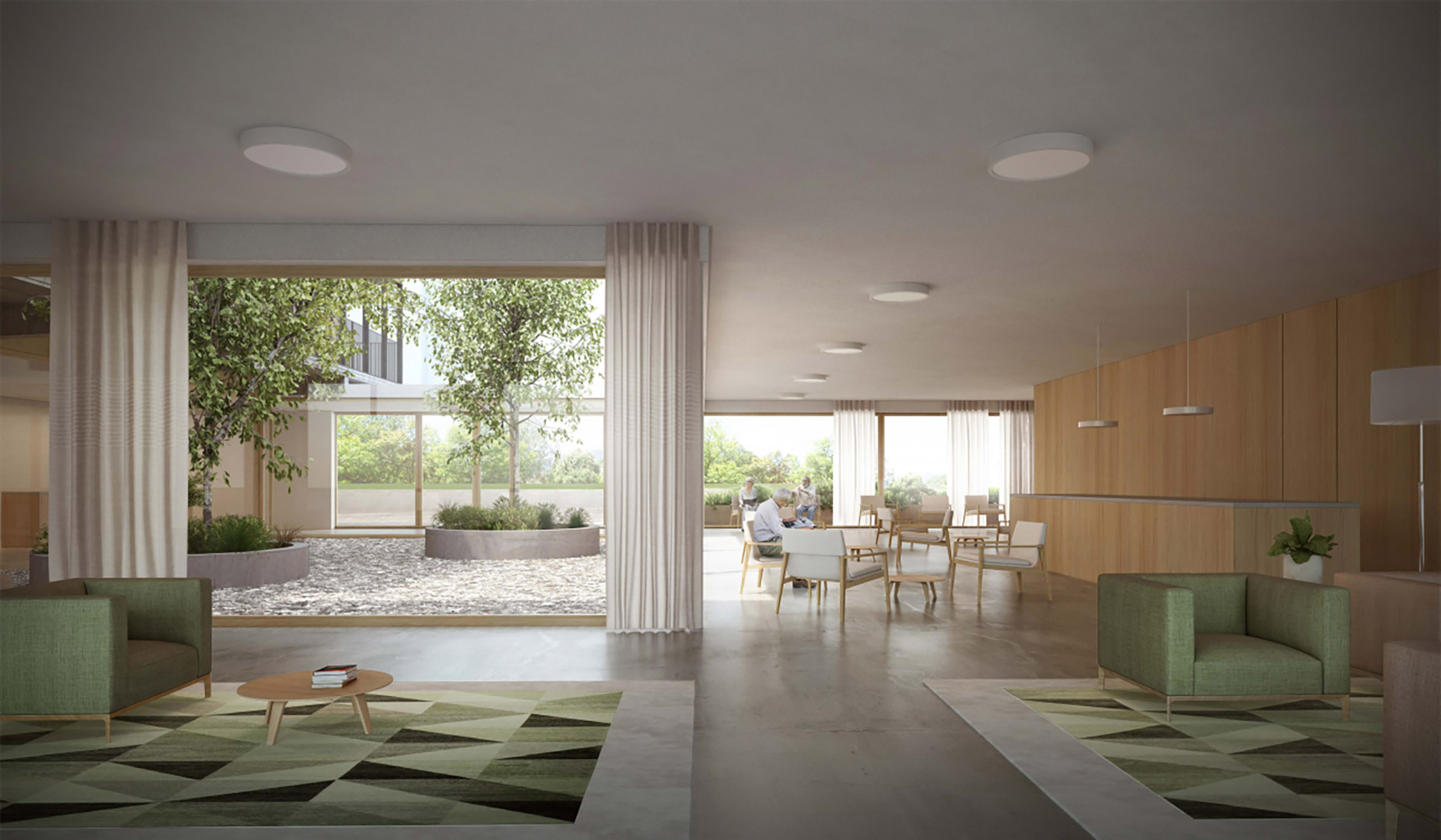 Il progetto vincitore, AGATA, della comunità di lavoro con capofila gli studi d'architettura Baumschlager Eberle e Inches Geleta.