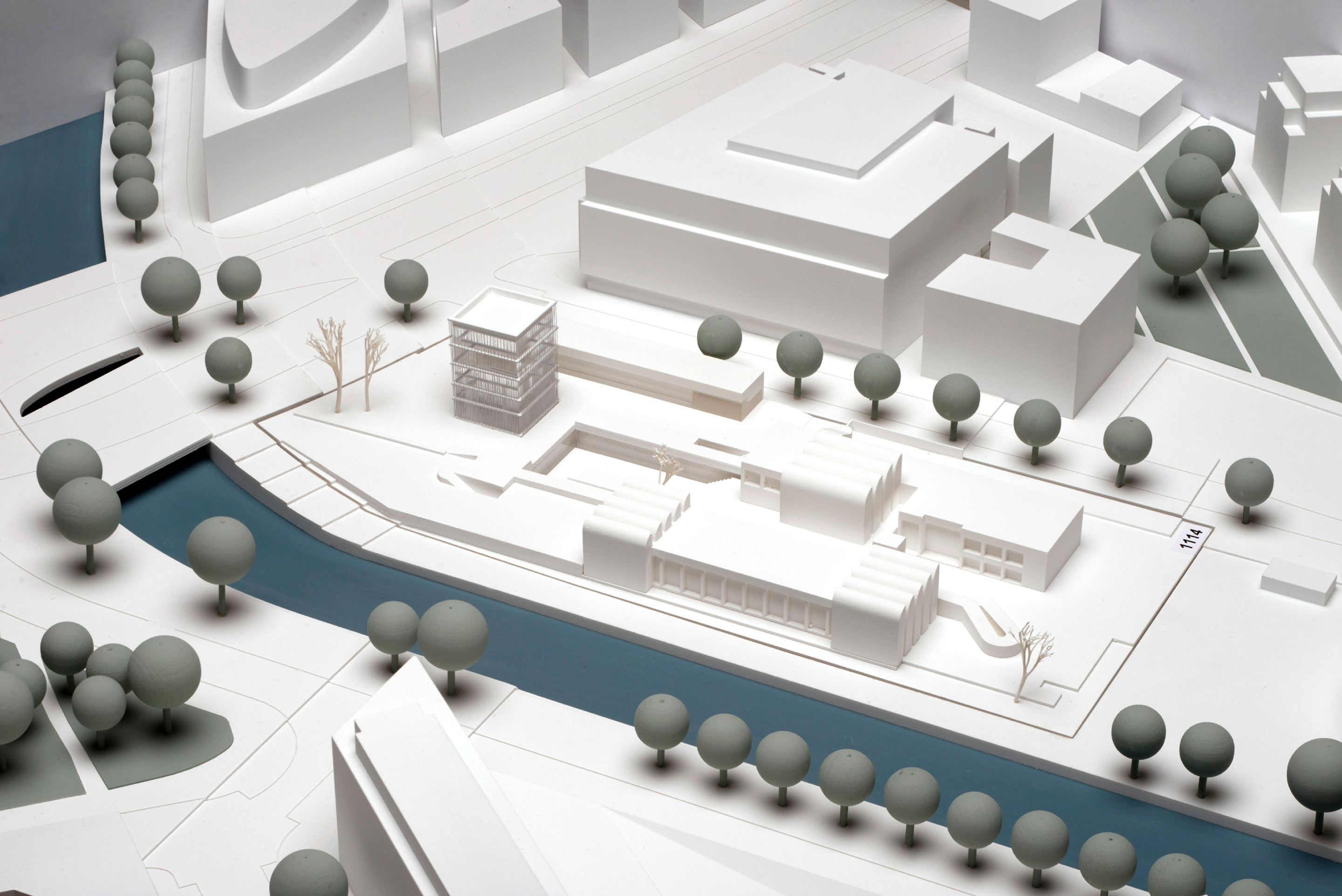 Modellfoto des Bauhaus-Archiv/Museum für Gestaltung, Entwurf Staab Architekten.