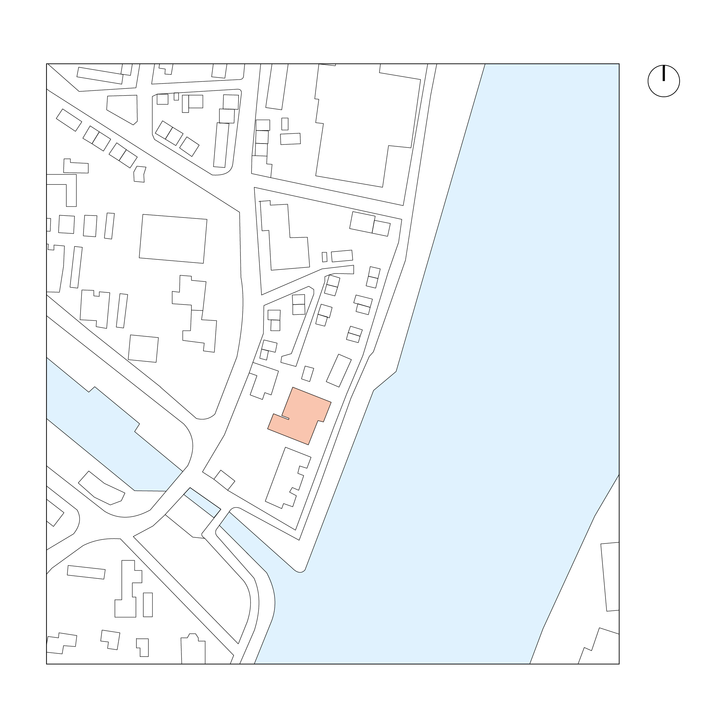 Piano di situazione del Centro per anziani a Huningue