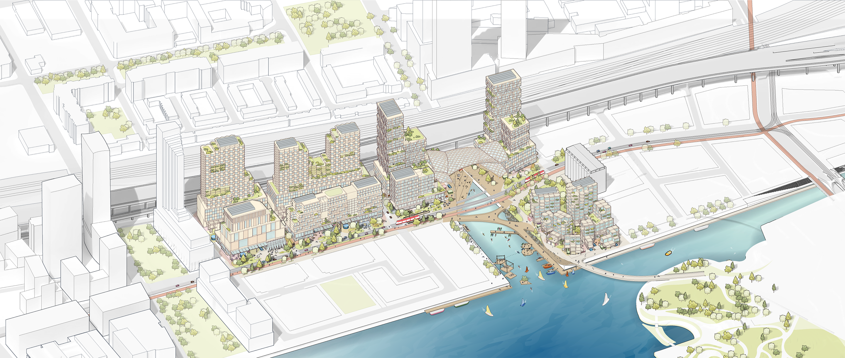 Quayside Toronto: Der Vorentwurf zeigt die Vielfalt der Lösungsvorschläge des Gebäudekonfigurators.