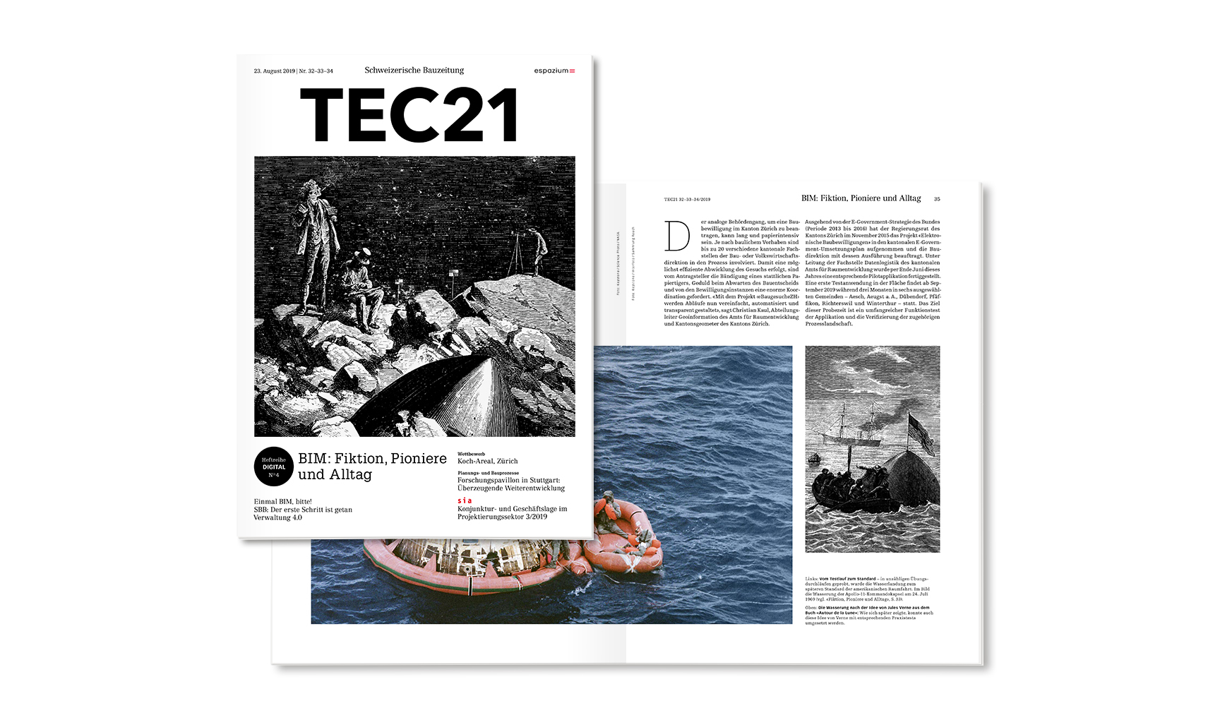 Heftansicht TEC21 32–33–34/2019