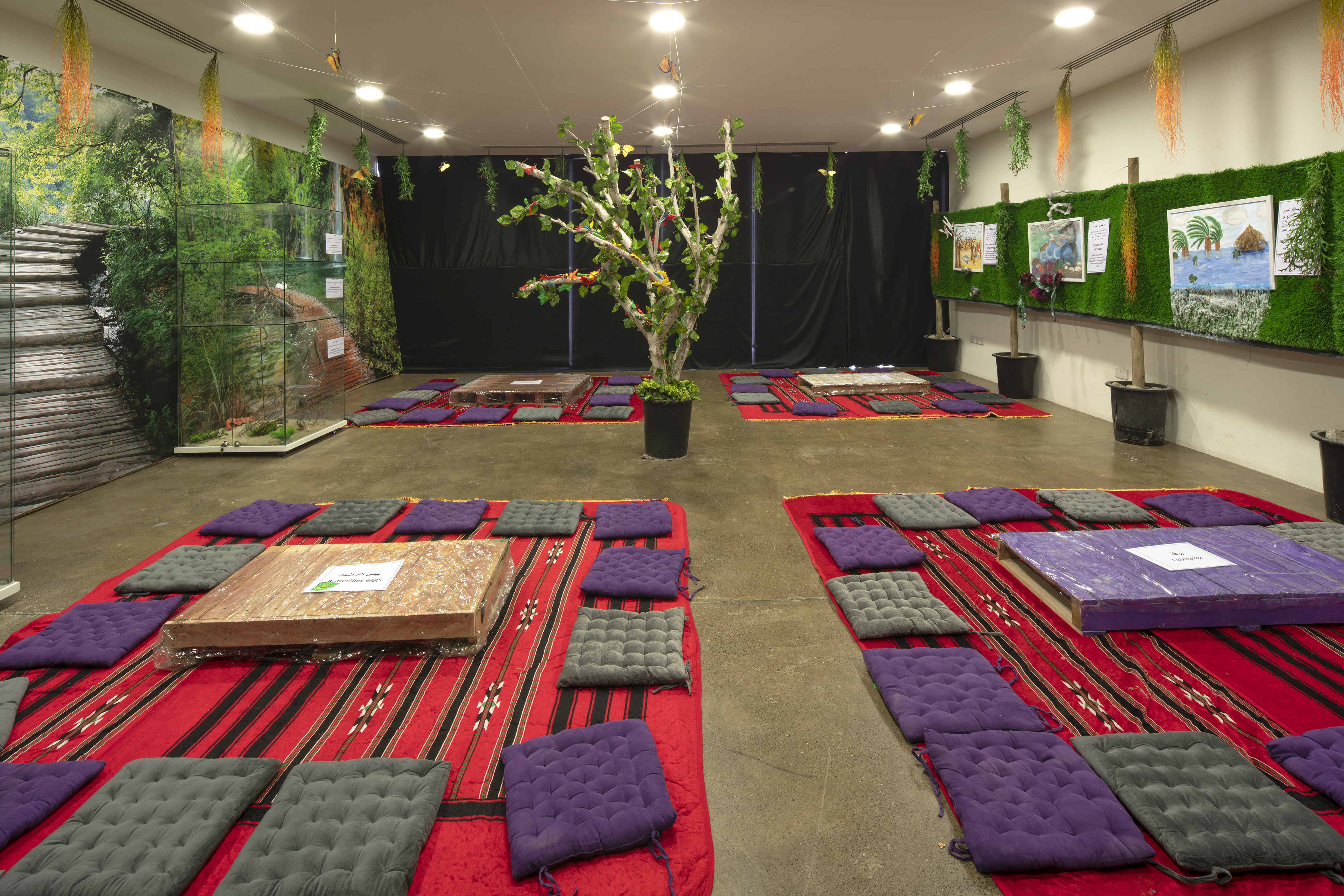 Large areas of the centre are dedicated to educational activities.