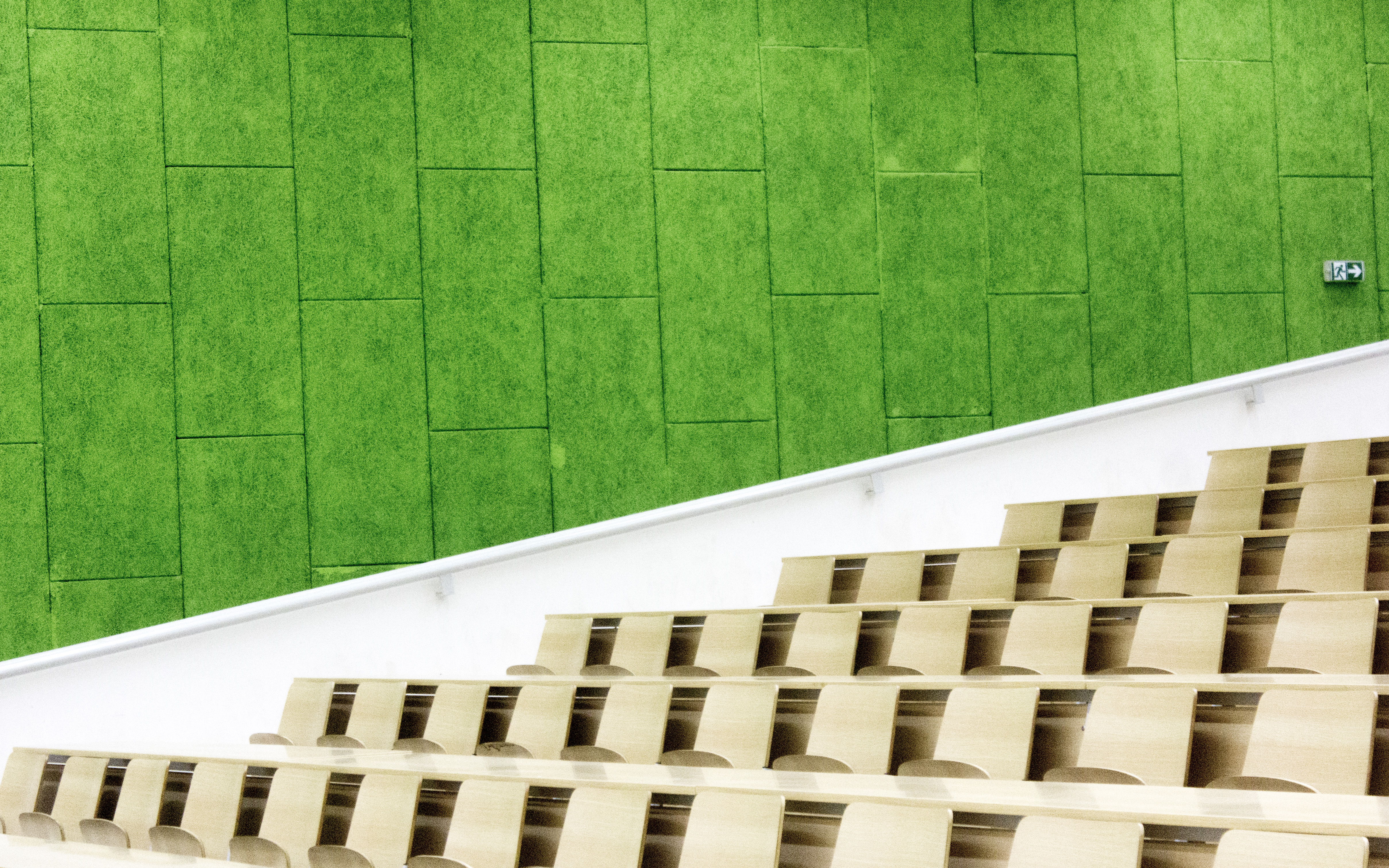 Lecture room seating.