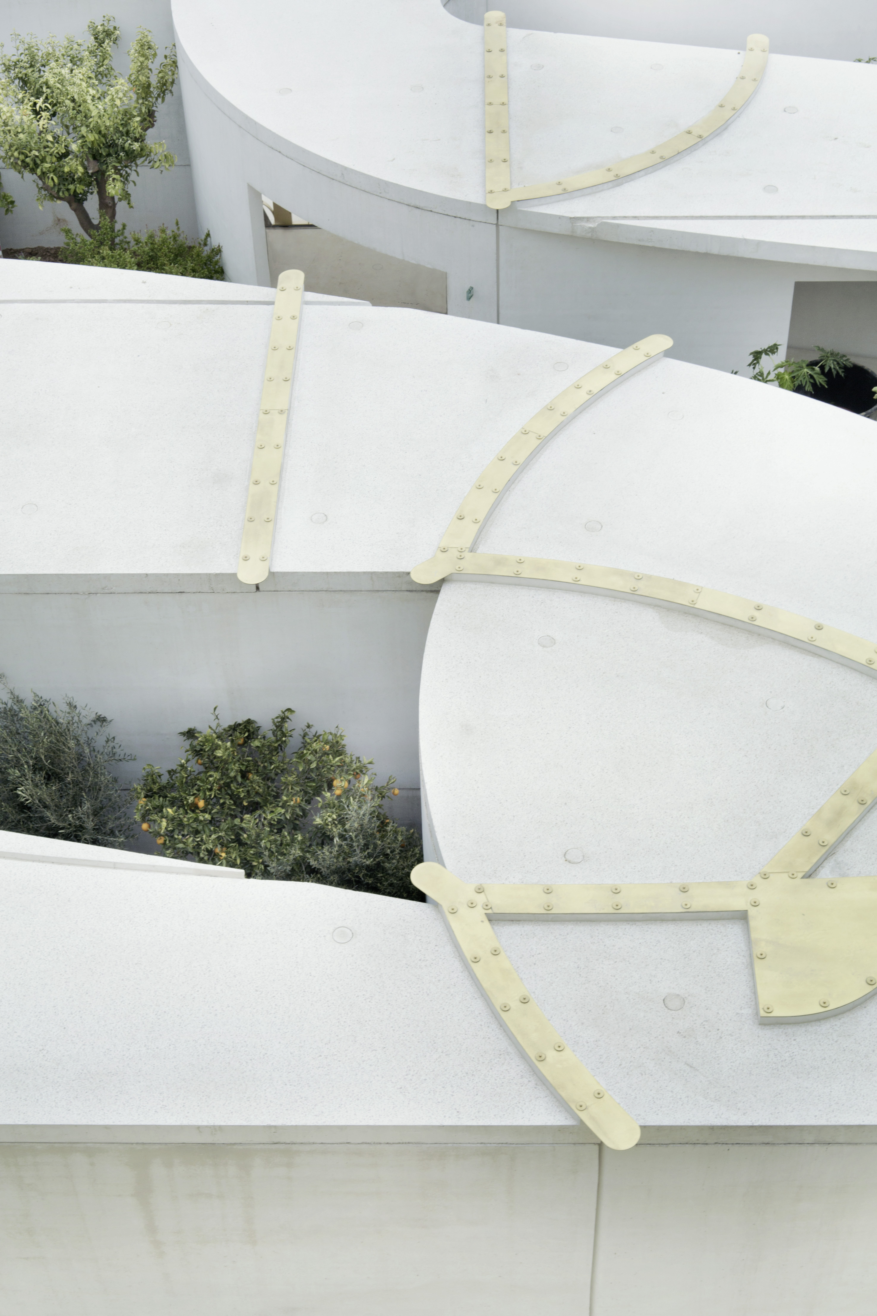 Detail of the Archaeologies of Green pavilion from above.