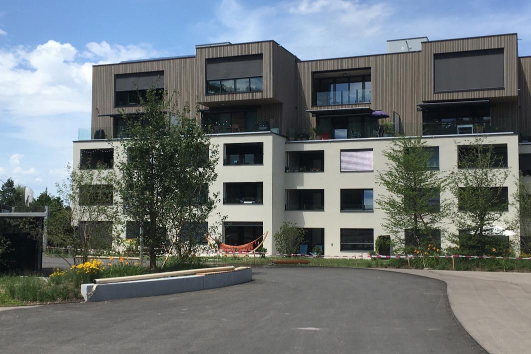 Siedlung Nessleren, Wabern b. Bern: Das Projekte stelle Markus Mürner, Leiter Asset Management Immobilien, Previs Vorsorge, in seinem Referat vor.