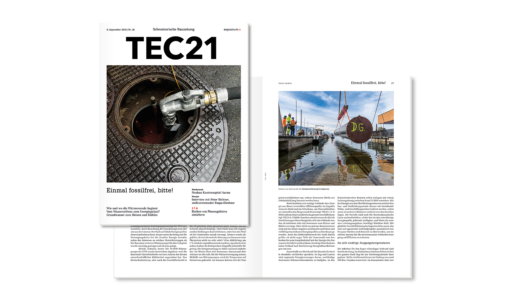 Heftansicht TEC21 36/2019