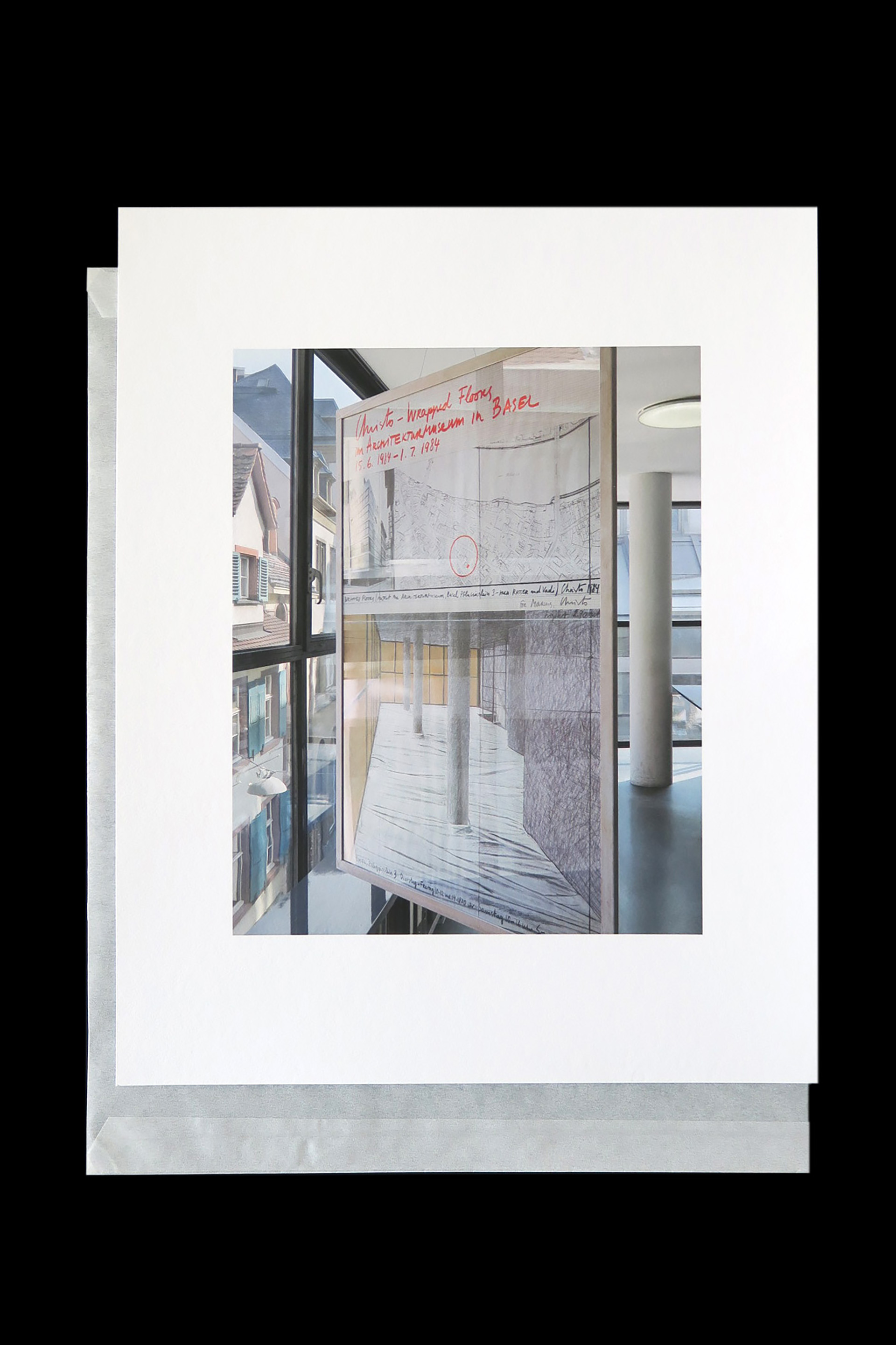 Ausstellungsplakat von Christo