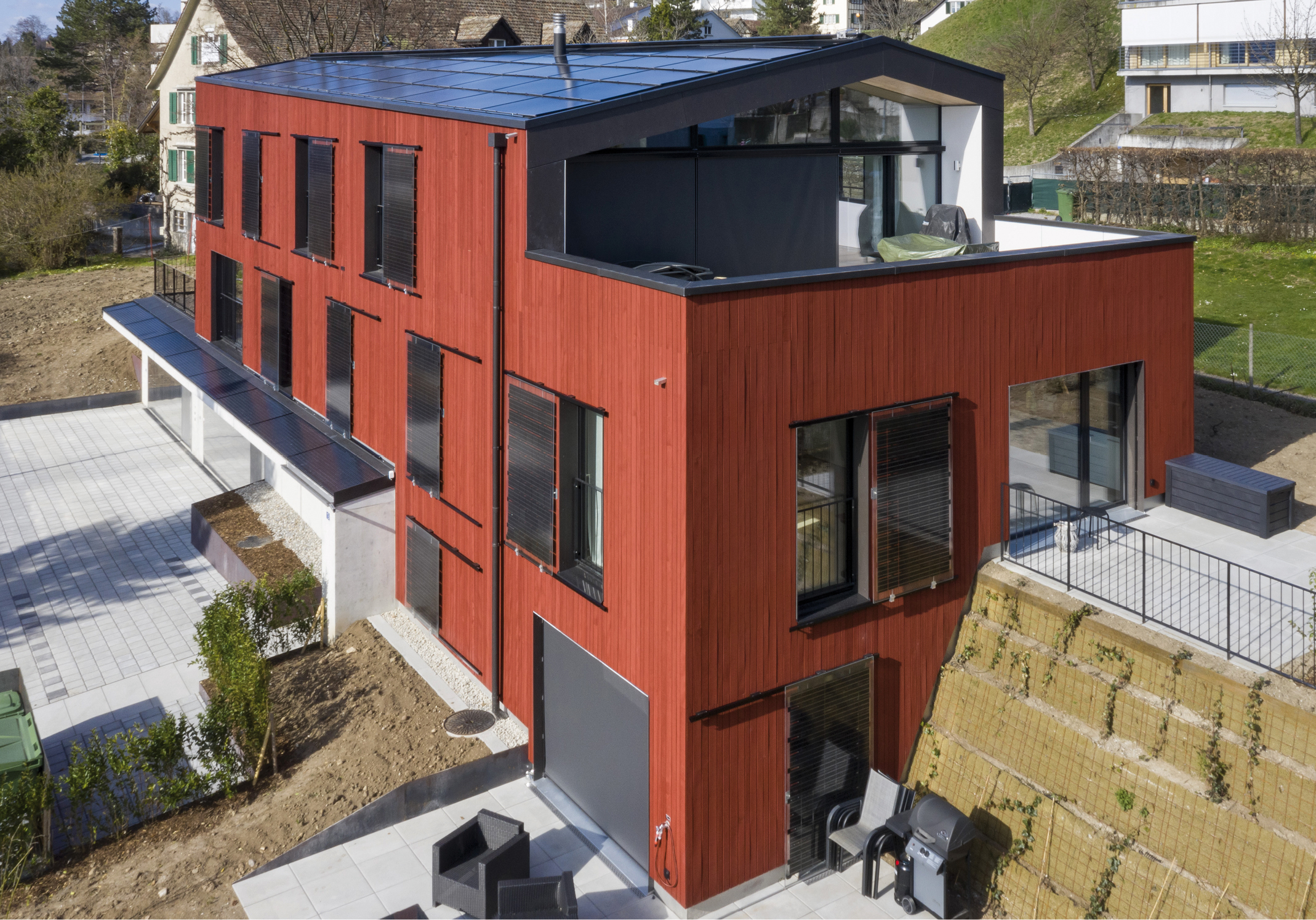 Norman Foster Solar Award: 118%-PEB-MFH Hutter, 8700 Küsnacht/ZH