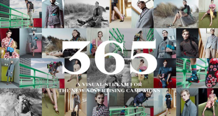 "365 fois Prada", la campagne publicitaire Prada, printemps-été 2017
