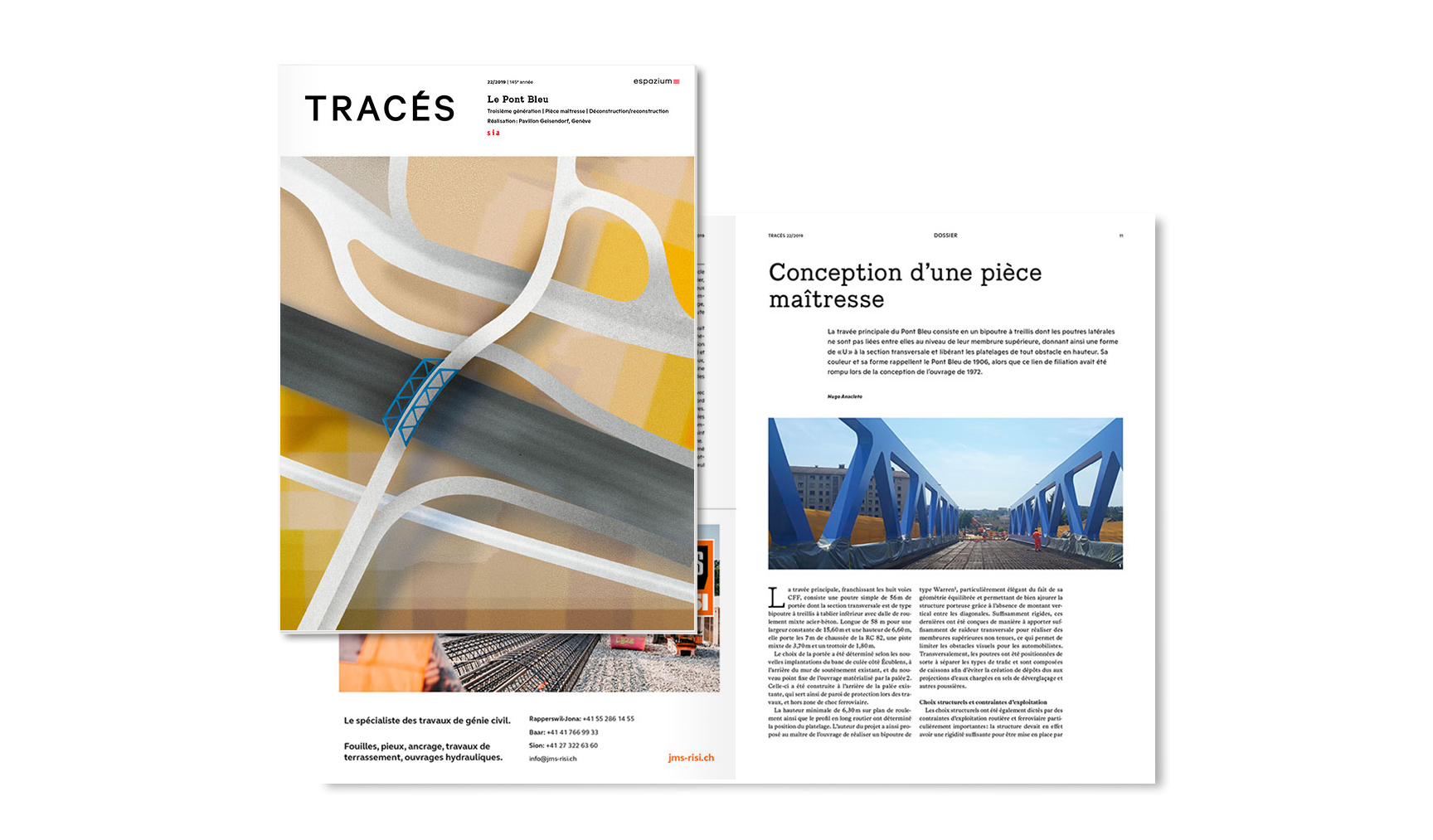 Couverture et intérieur du numéro 22/2019