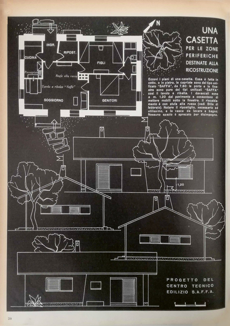 Produzione del Populit in Italia al 1936
