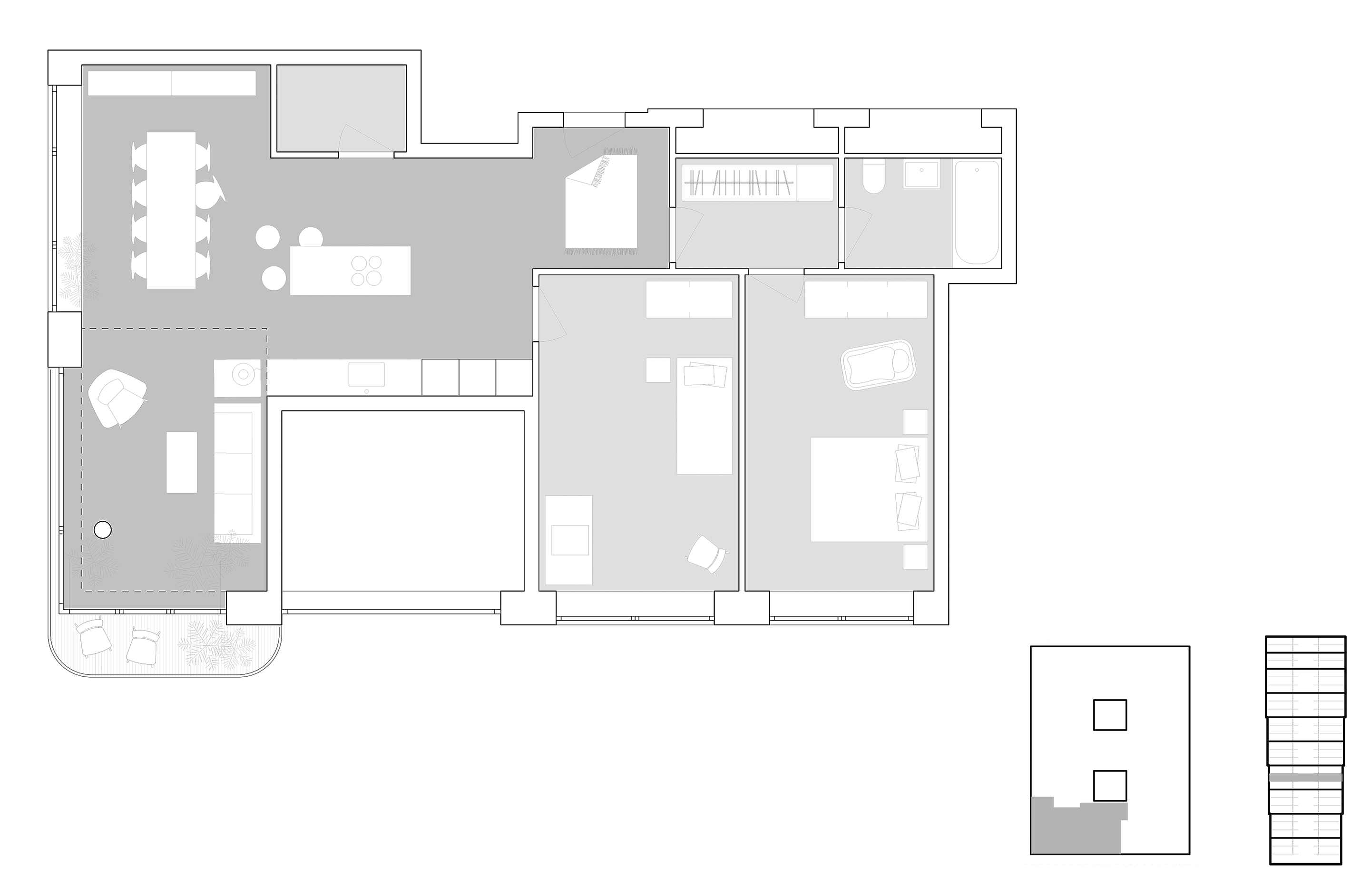 Grundrissvariante 3.5 Zimmer