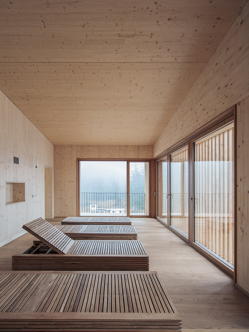 Il Centro Sci Nordico di Campra, progettato da Durisch + Nolli Architetti