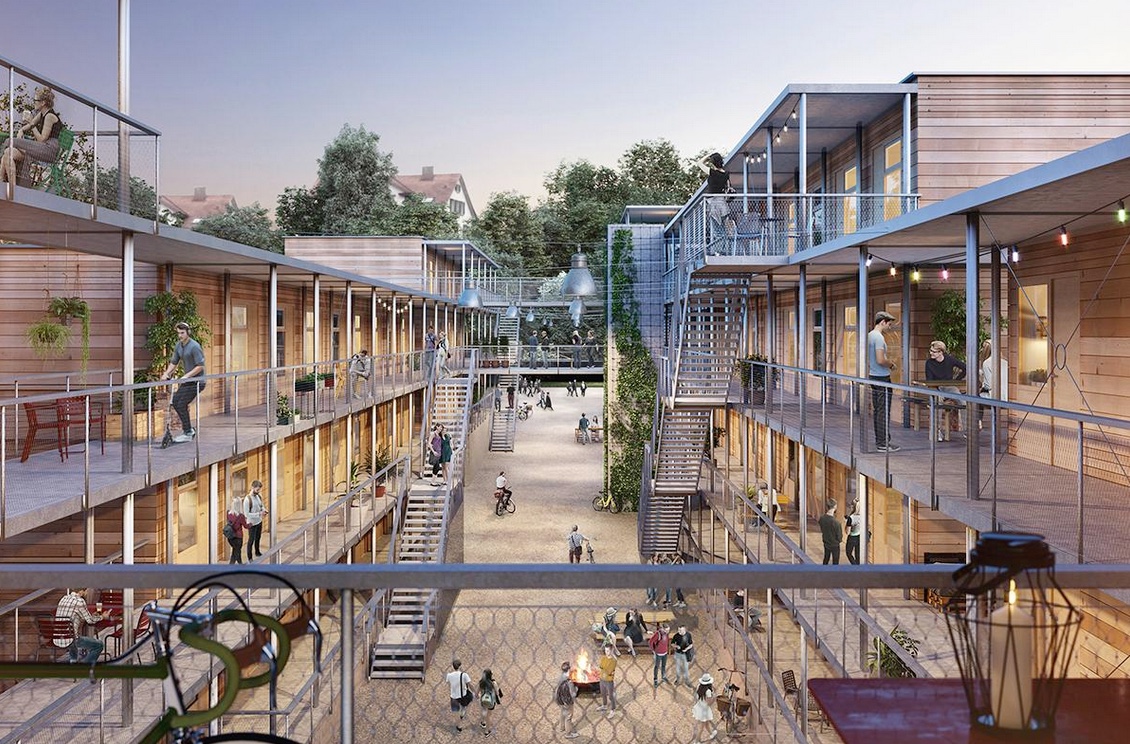 Concours portant sur l’immeuble urbain « Areal Stadtsäge » à Saint-Gall 2019