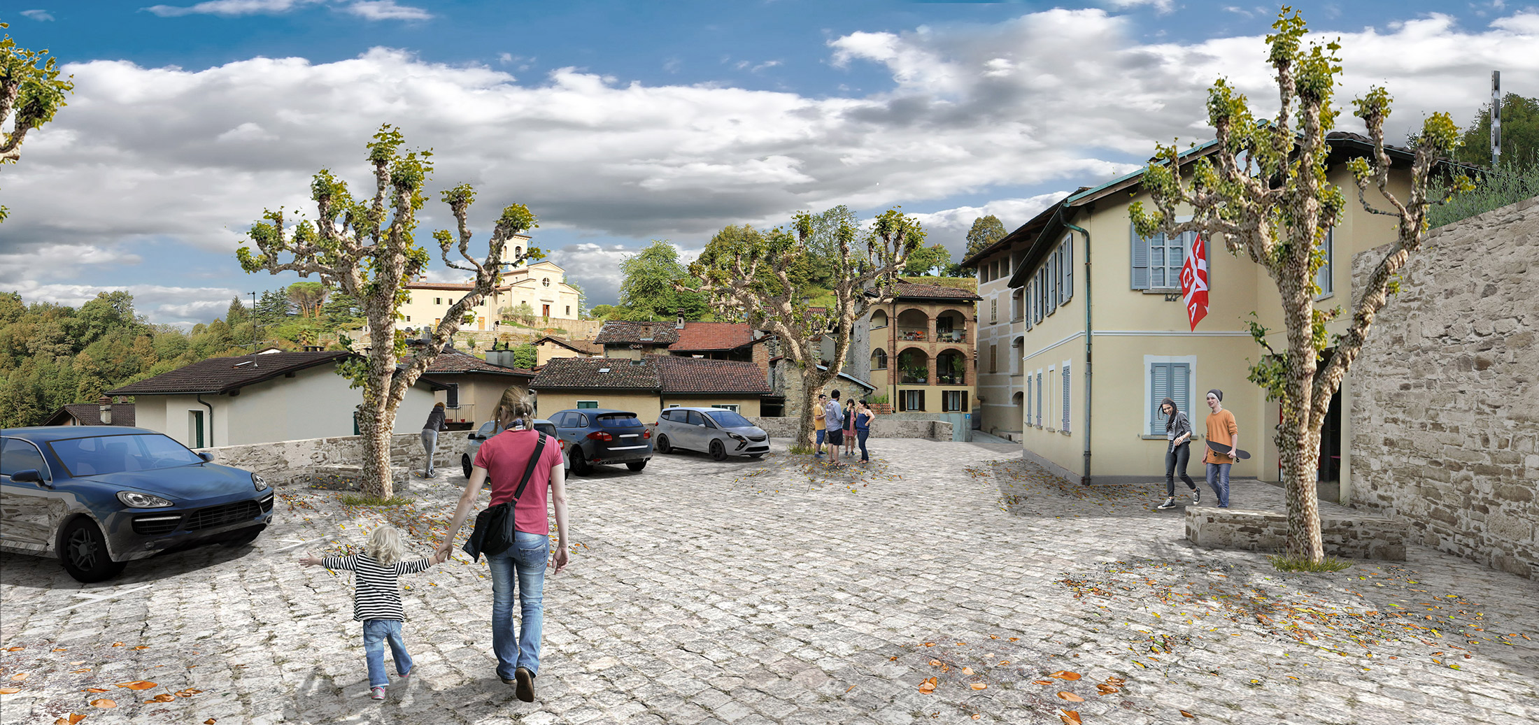 Con il progetto «carà» il gruppo interdisciplinare composto da Wespi de Meuron Romeo architetti e dallo studio d'ingegneria Passera e Associati si è aggiudicato il primo premio.