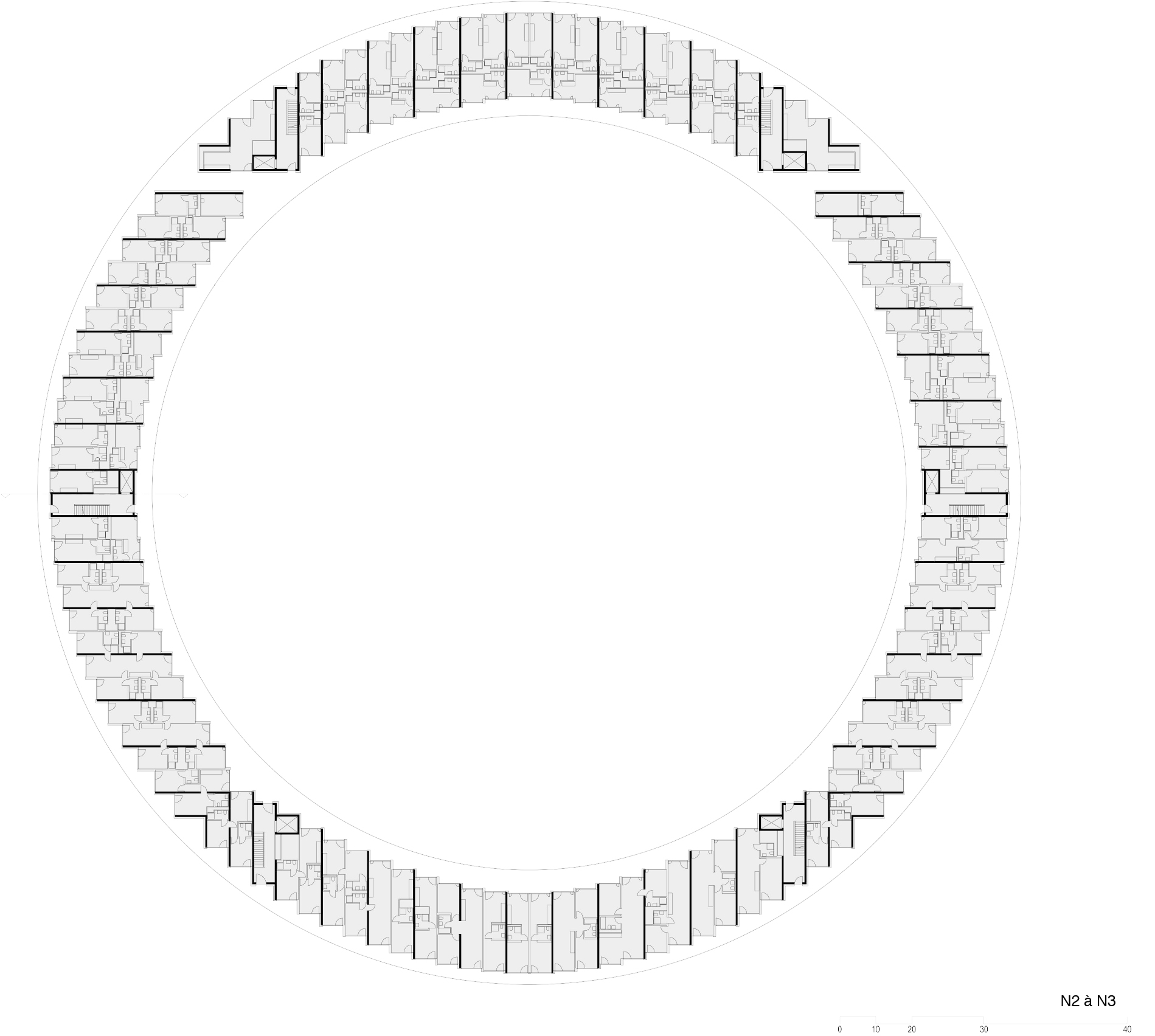 Plan des niveaux 4 à 7