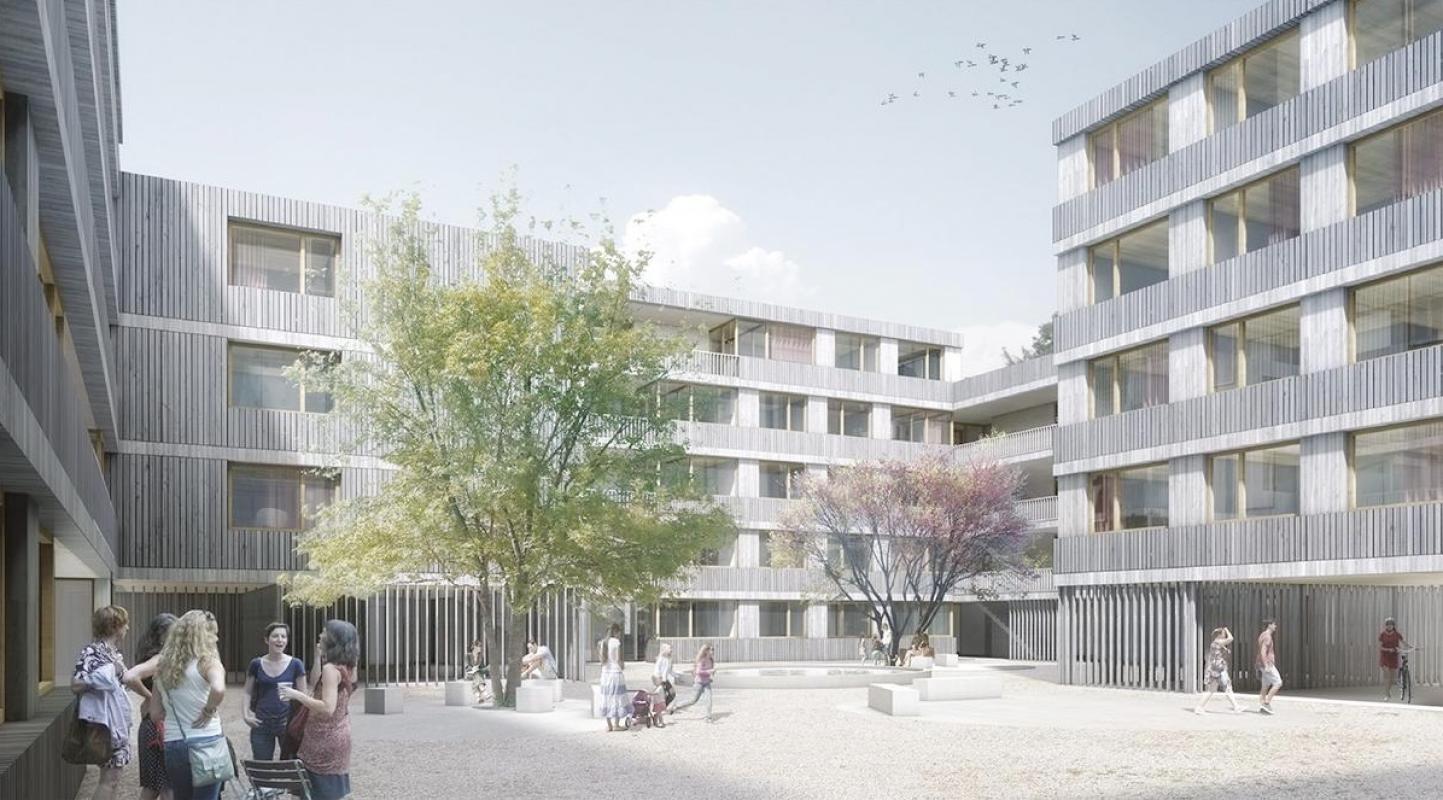 Concorso per un complesso residenziale cooperativo a Renens, 2019; «Alloggi in avenue des Paudex 10-12»