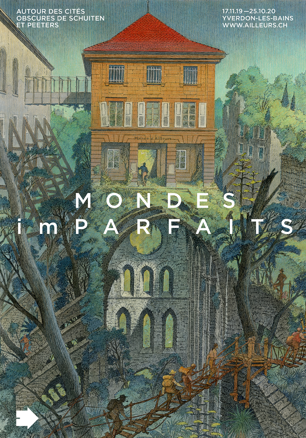 Affiche de l'exposition à la Maison d'Ailleurs