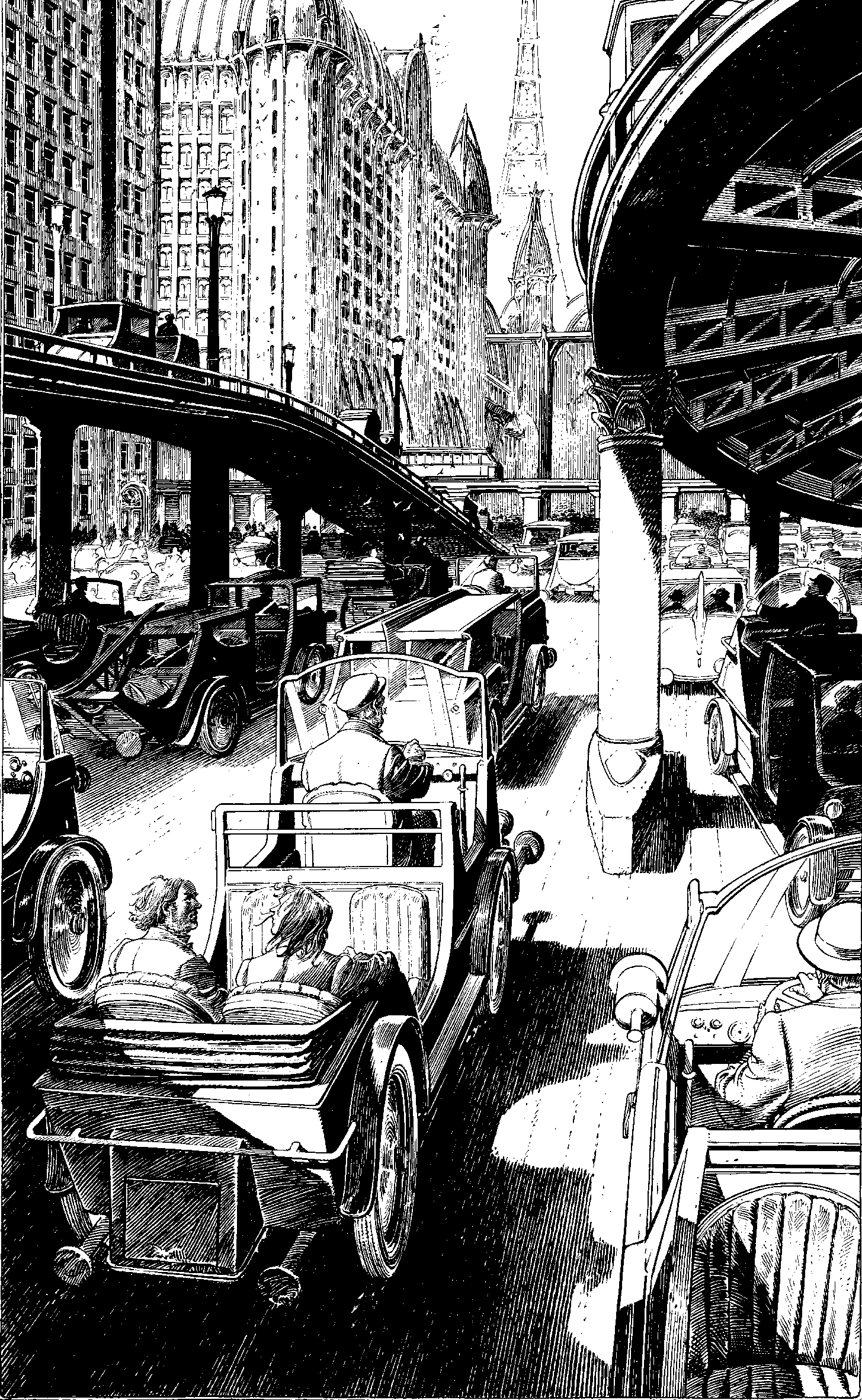 Jules Verne, embouteillages
