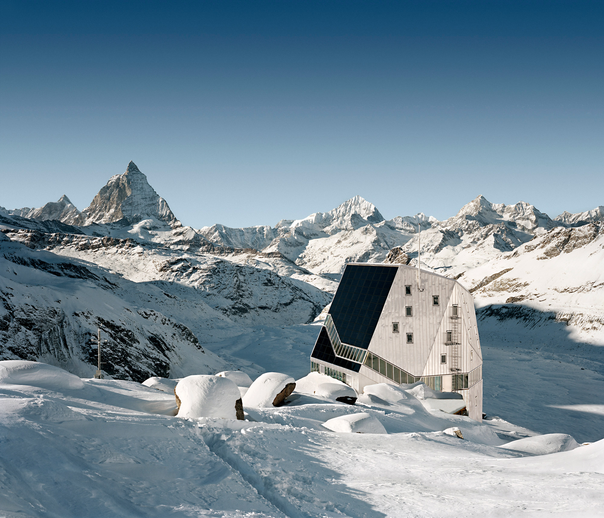 Senza Titolo, 2010, Neue Monte Rosa Hütte, Monte Rosa, Svizzera, Bearth &amp; Deplazes Architekten