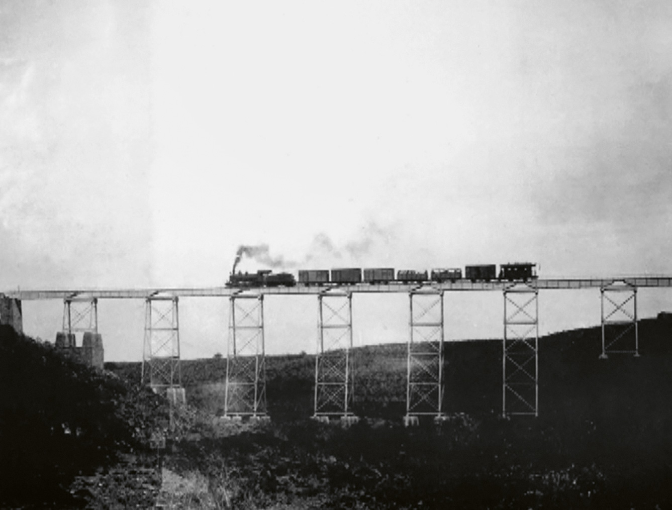 Alfred Ilg, Il viadotto Holl-Holl sulla linea Gibuti – Dire Dawa, 1900 ca.