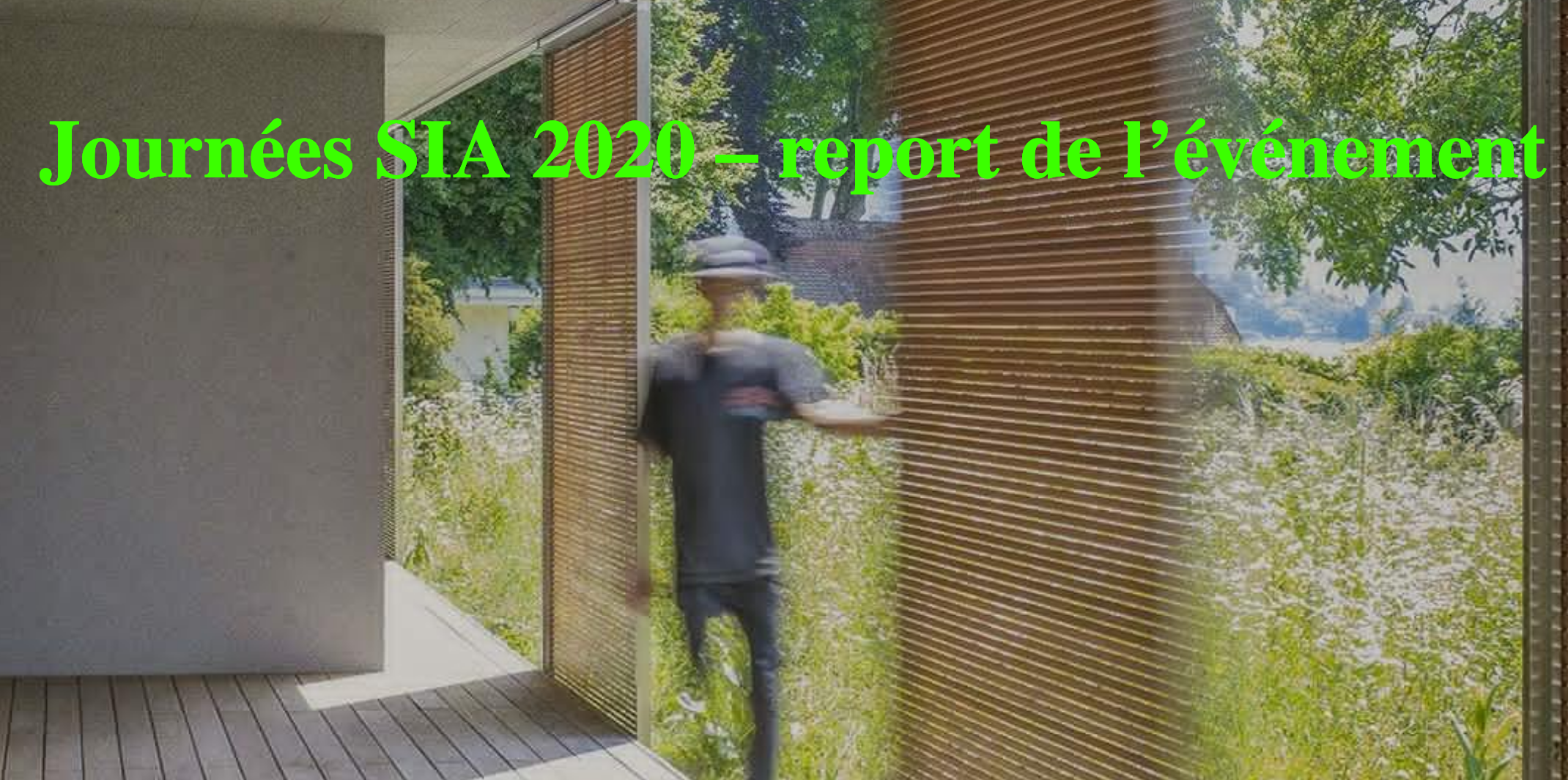Journées SIA 2020