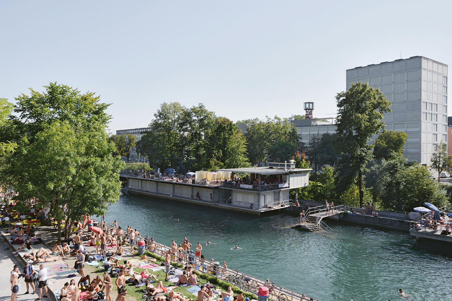 Revalorisation de la zone du Letten (2003– 2006) et remise en état des bains de l’Oberer Letten (2011–2012)