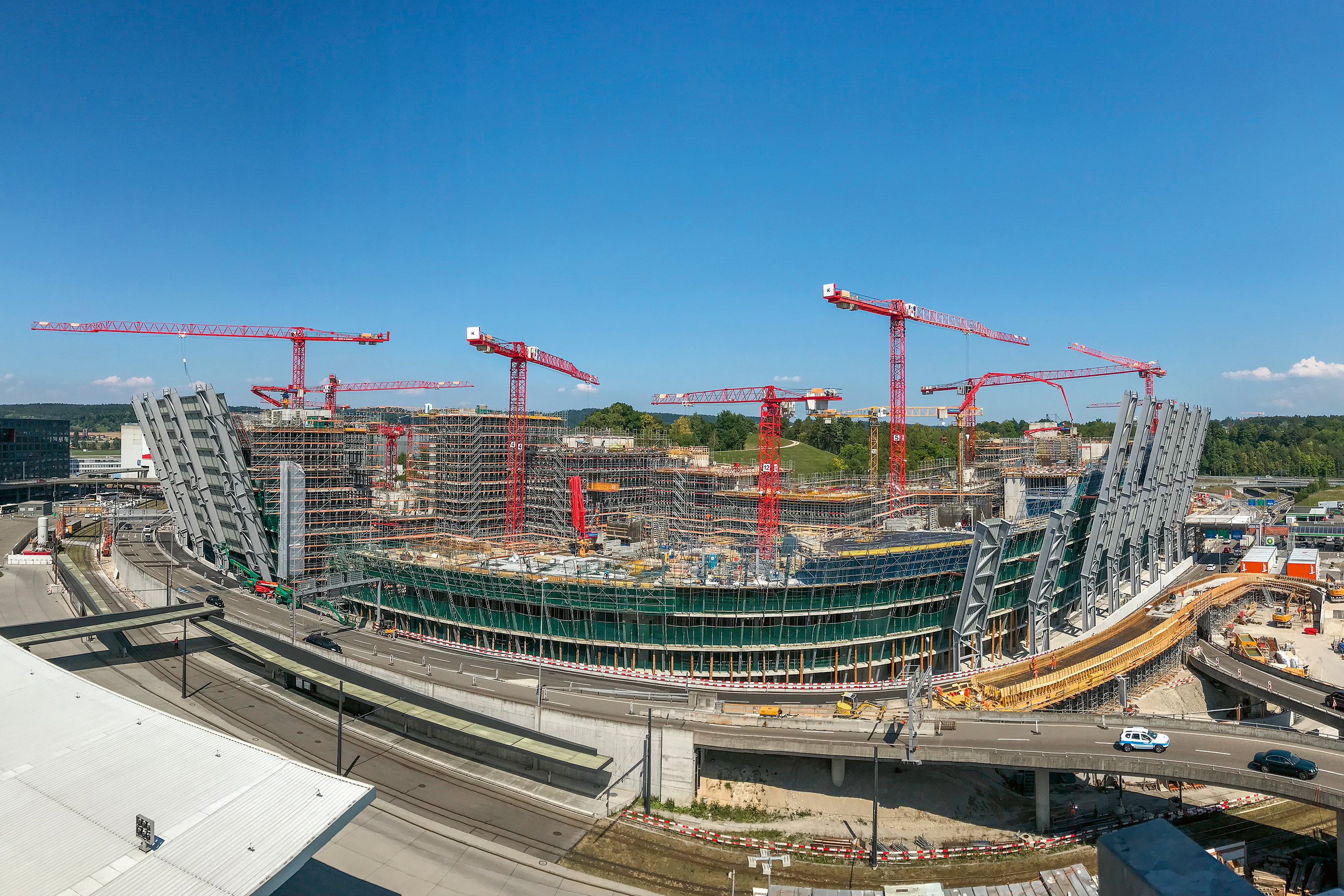 Circle Gesamtansicht im Bau