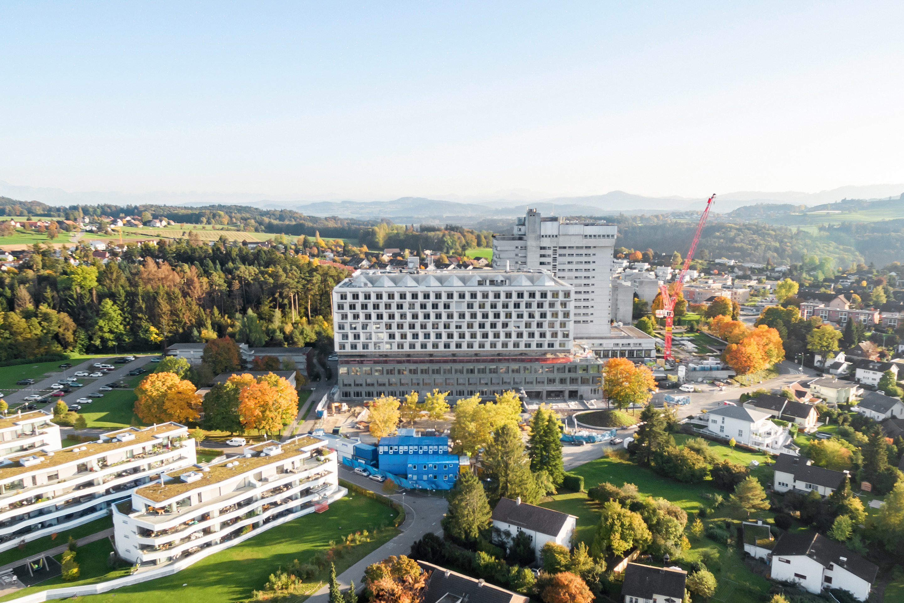 Spital Frauenfeld Luftaufnahme