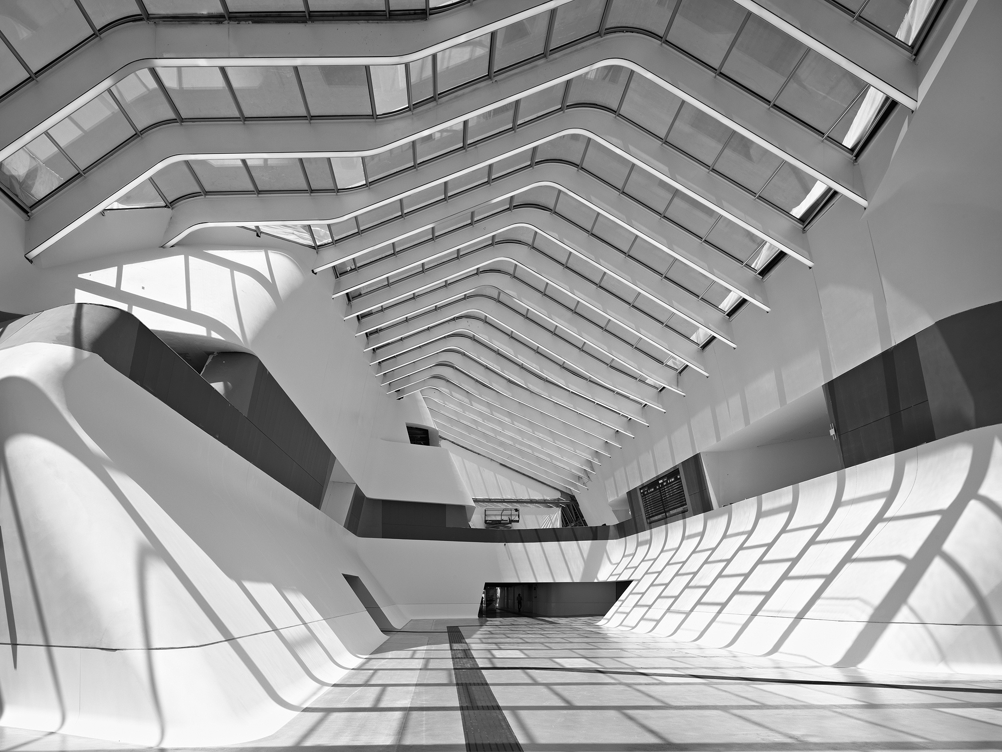 Stazione Alta Velocità, progettata da Zaha Hadid nel 2017, Afragola, 2017