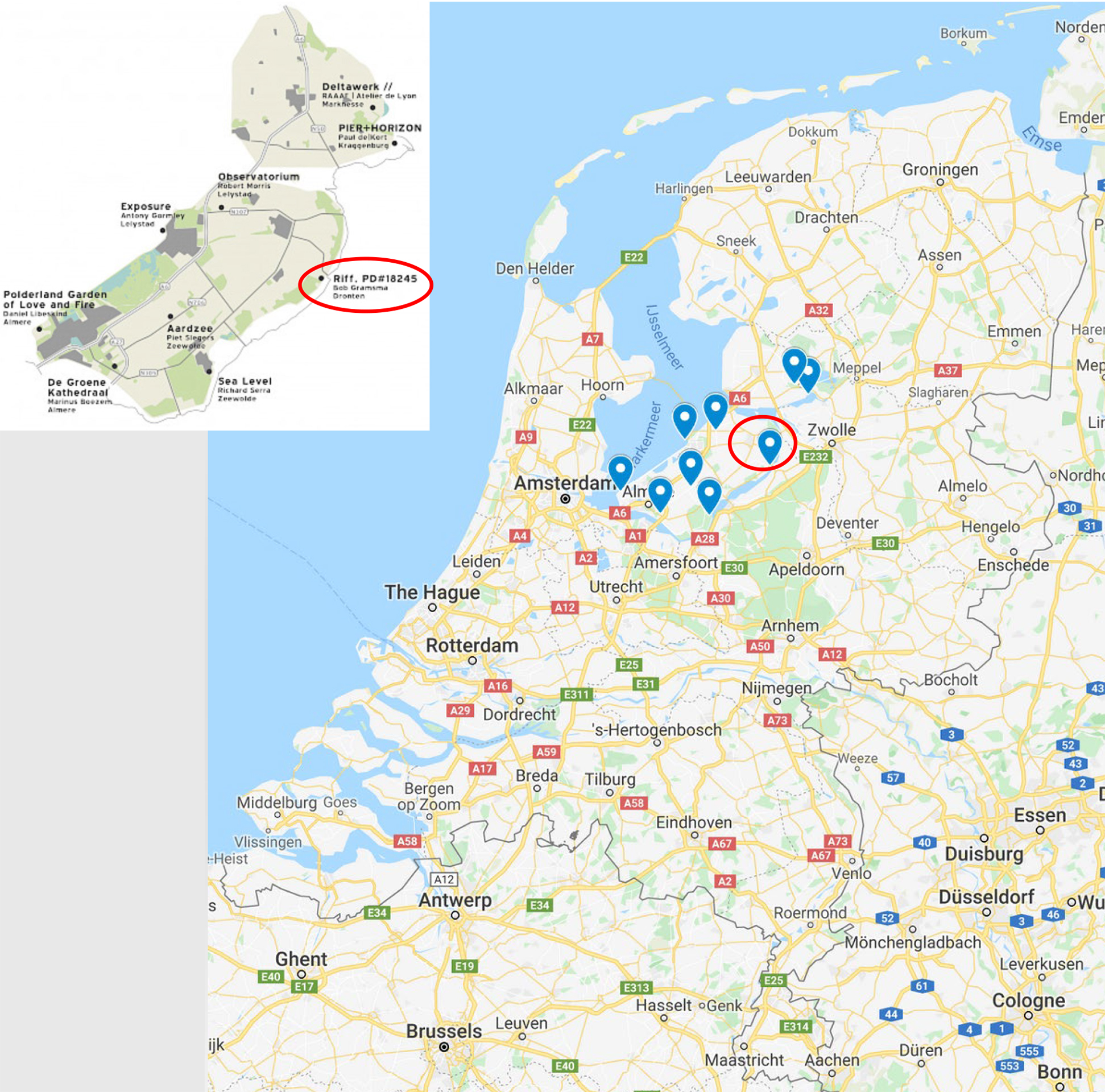 Flevoland_Karte