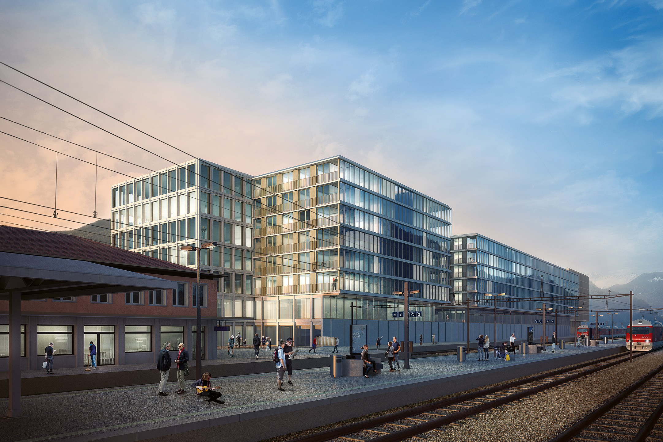 La futura stazione di Sion
