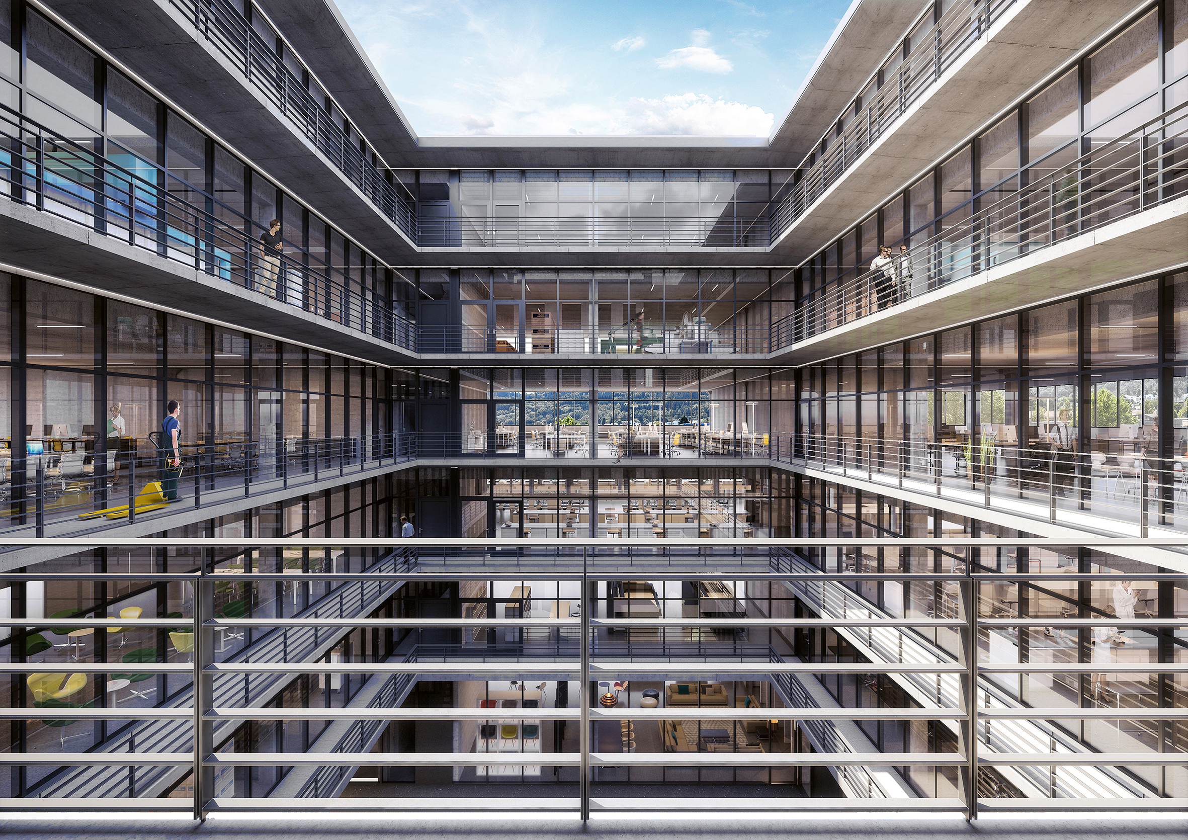 Prêt à être occupé à partir de mi 2021: le bâtiment commercial « Manufakt 8048 » à Zurich Altstetten.