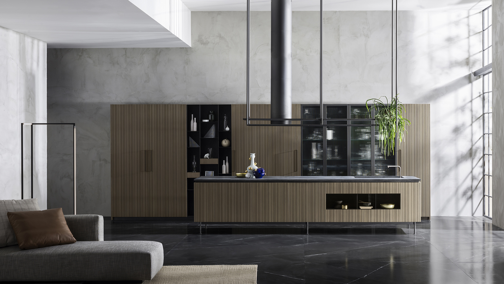 «Rua». Azienda: TM Italia. Design: Ruadelpapavero. Tipologia: sistema per cucina