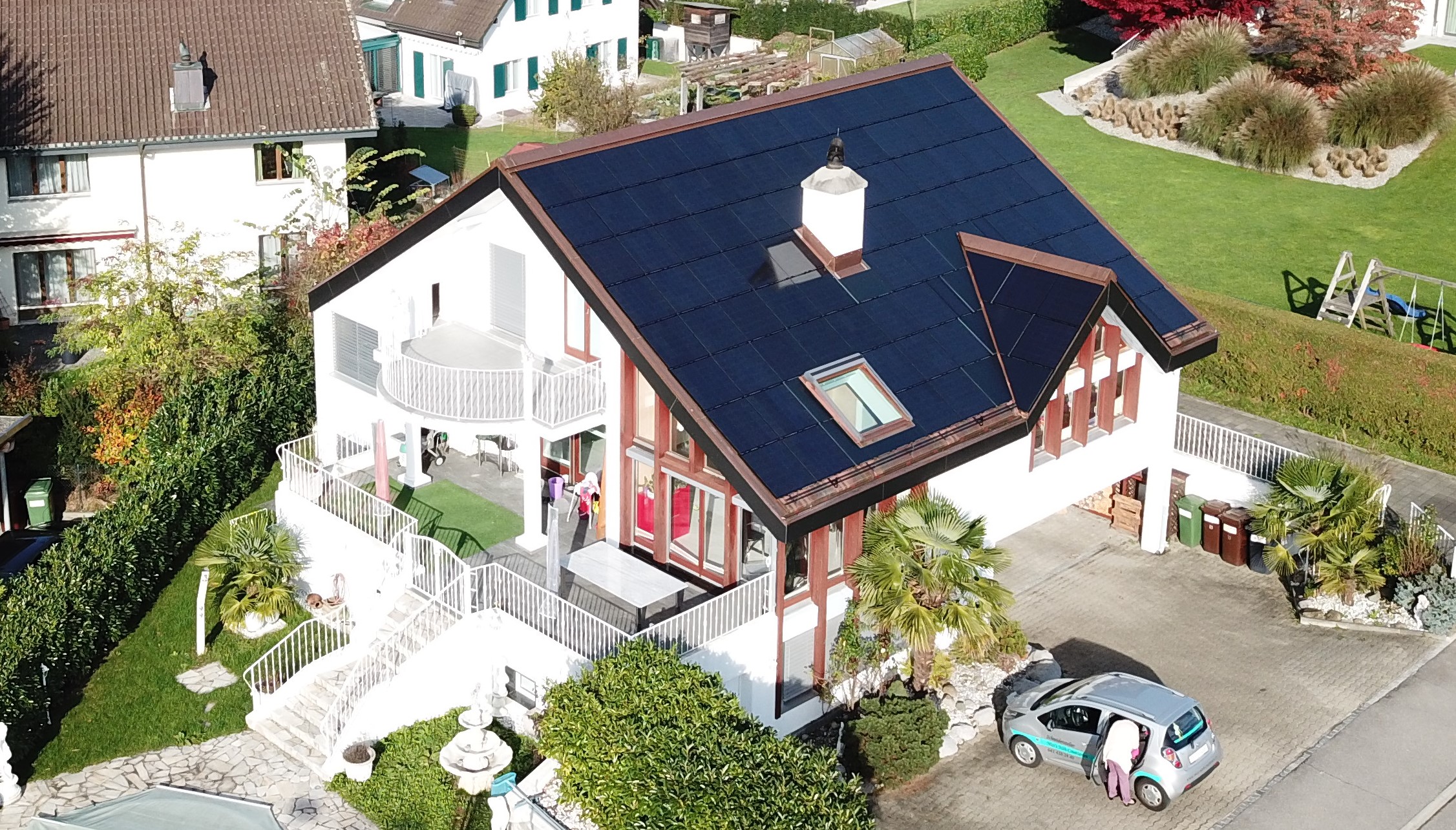 CATEGORIA B: EDIFICI – Diplomi per edifici a energia positiva – Ristrutturazione a energia positiva 108% di una villa, Buchrain (LU)