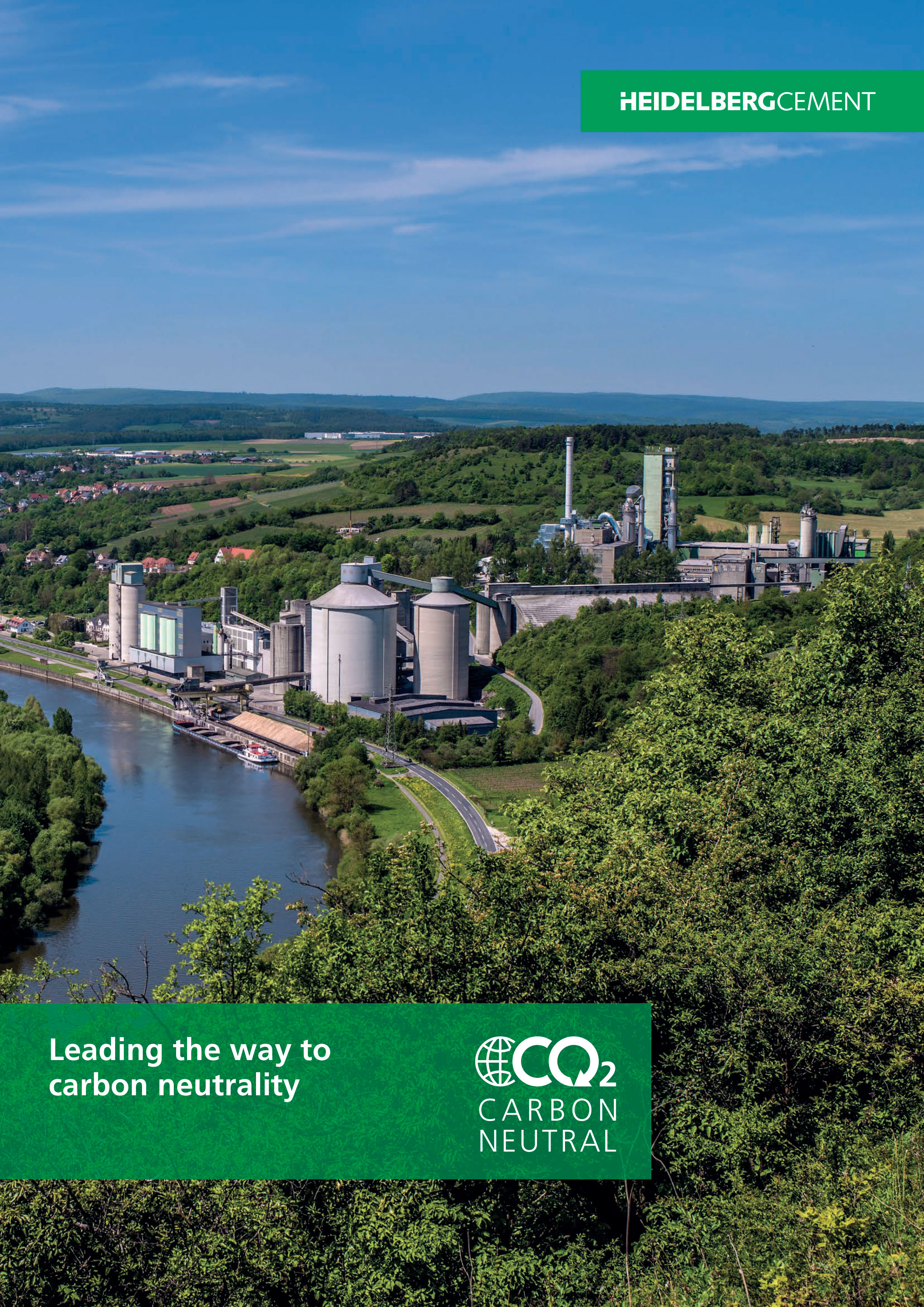 L’industrie du ciment, responsable de 5 à 10 % des émissions de CO2 mondiales, passe au vert. Ici, les déclarations d’intention pour un ciment durable et un monde neutre en carbone de l’association européenne du ciment (CEMBUREAU), de HeidelbergCement (Allemagne) et de CEMEX (Mexique).