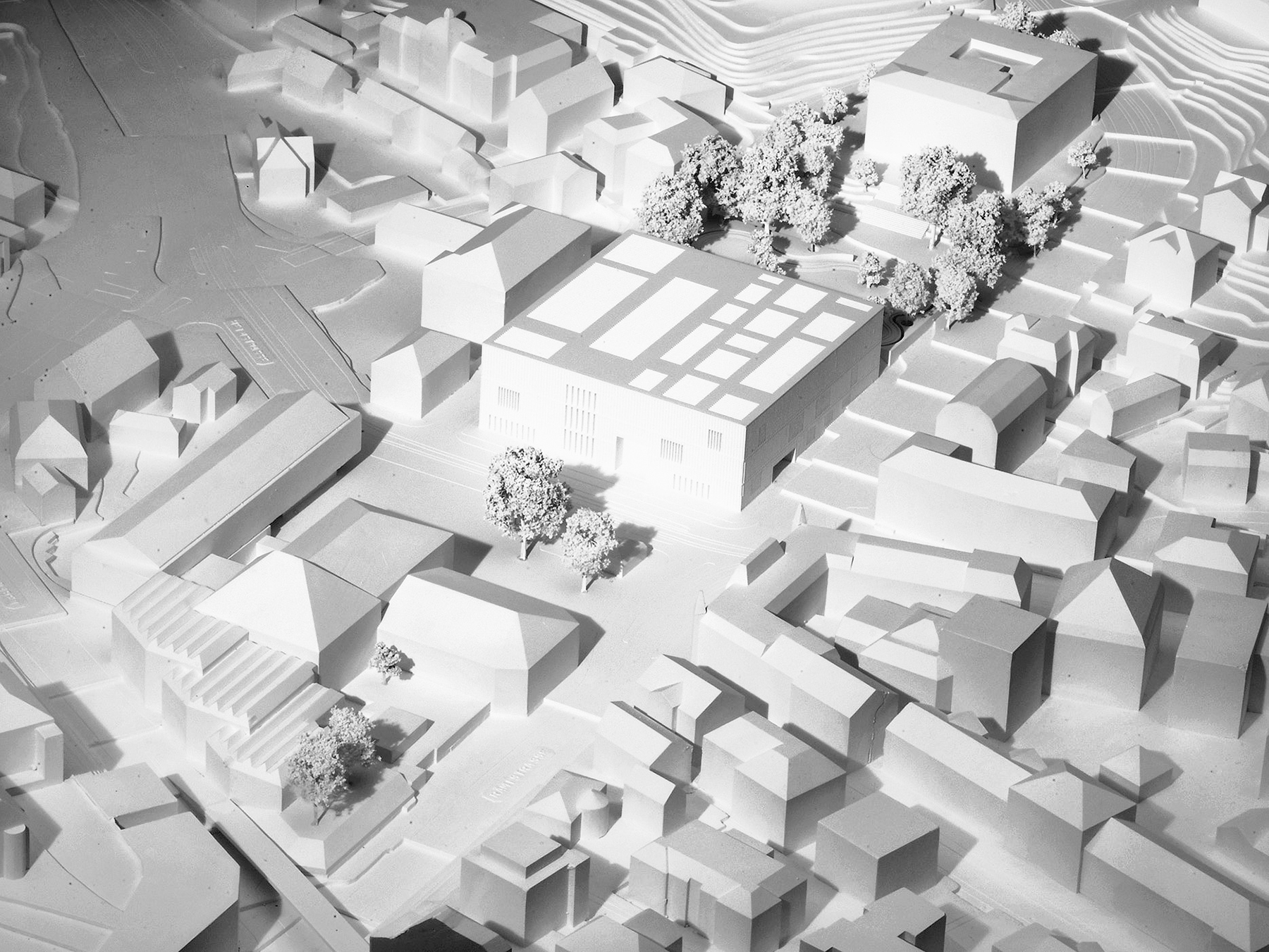 Wettbewerb Erweiterung Kunsthaus: Kühler Kubus: David Chipperfield, Berlin (D)