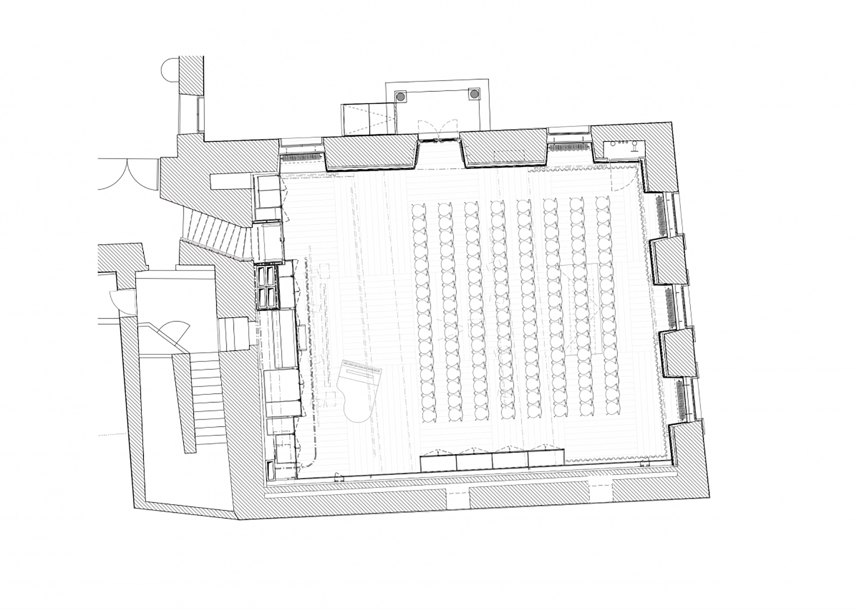 Johanniterhaus-Grundriss Singsaal