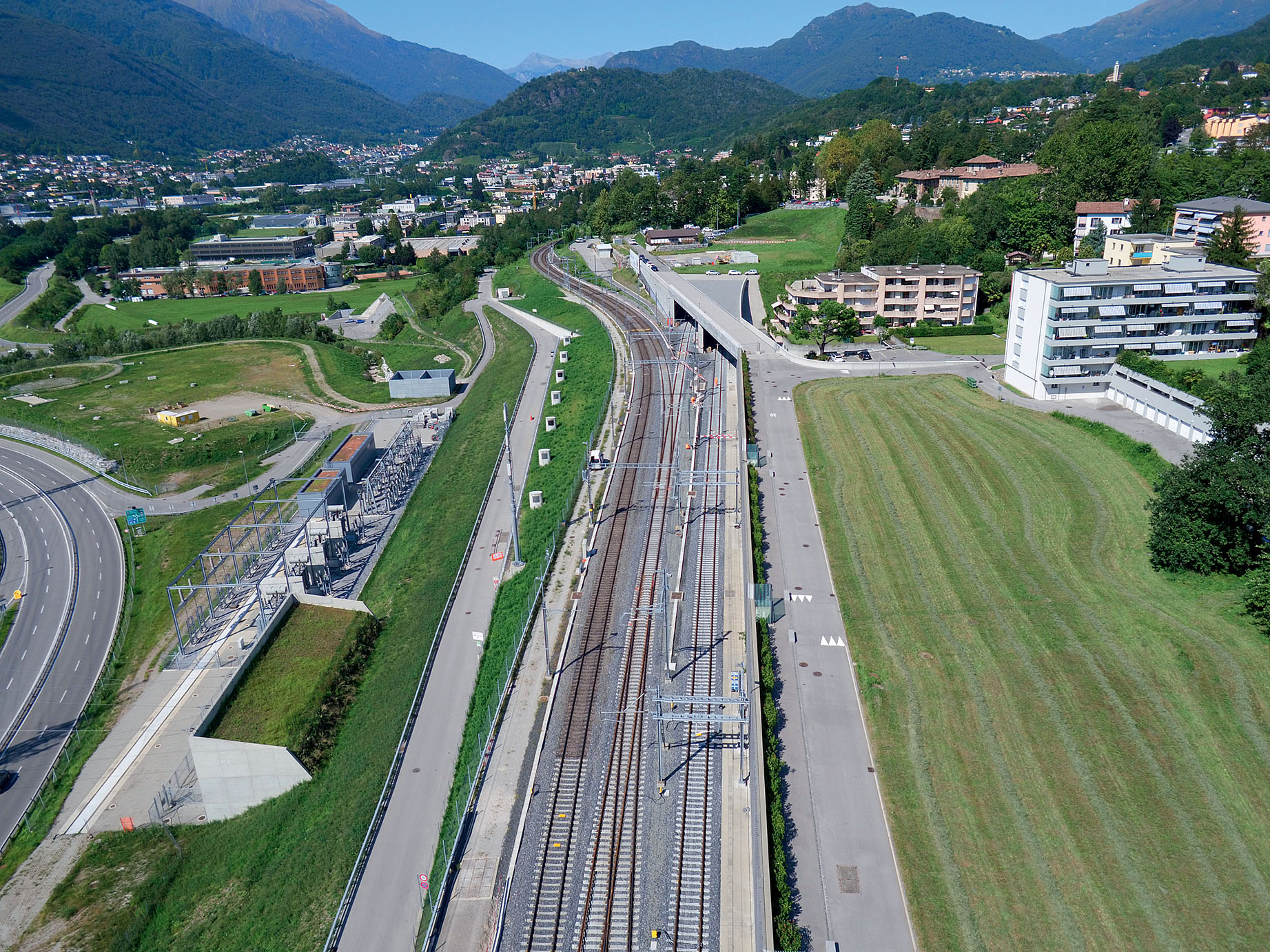 Le portail sud de Vezia dans son contexte territorial