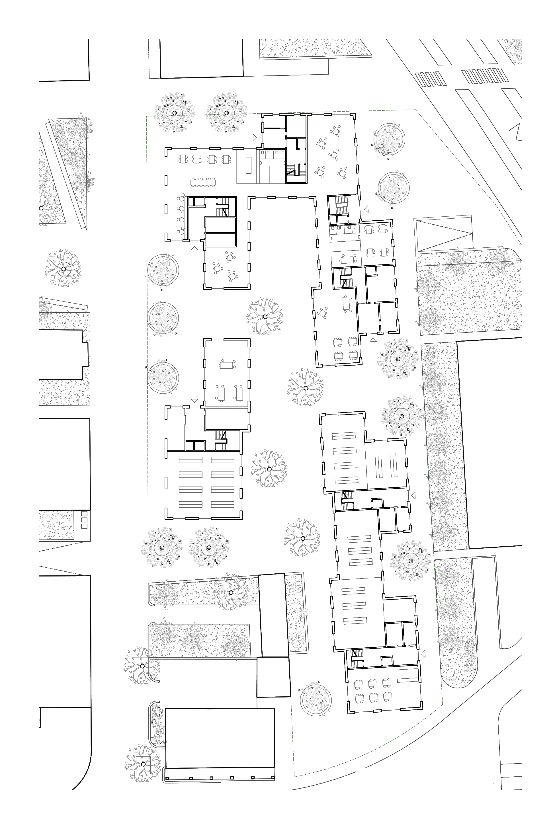Isaa, projet de concours pour l’îlot de la Savonnerie à Renens (VD), 1er prix/1er rang, octobre 2019
