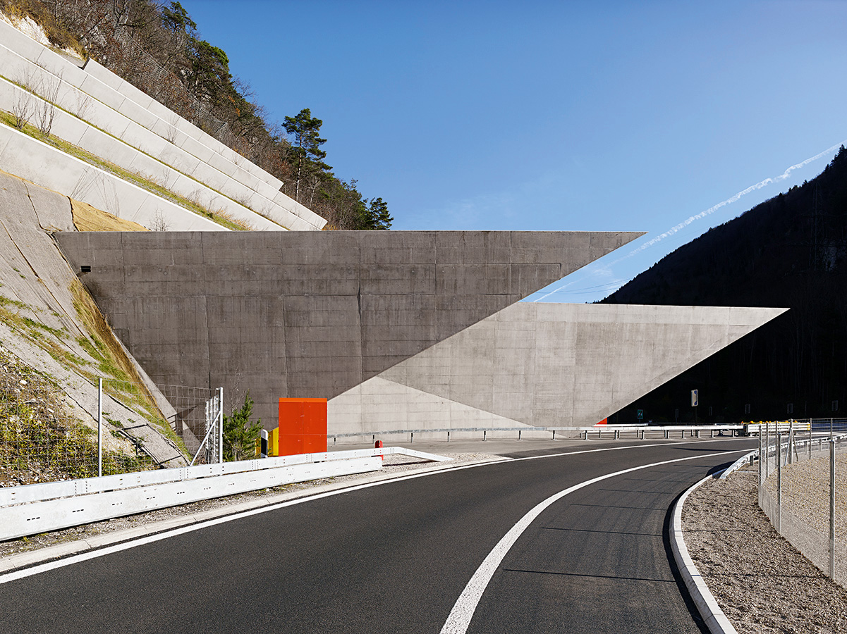 Portale sud del tunnel Choindez