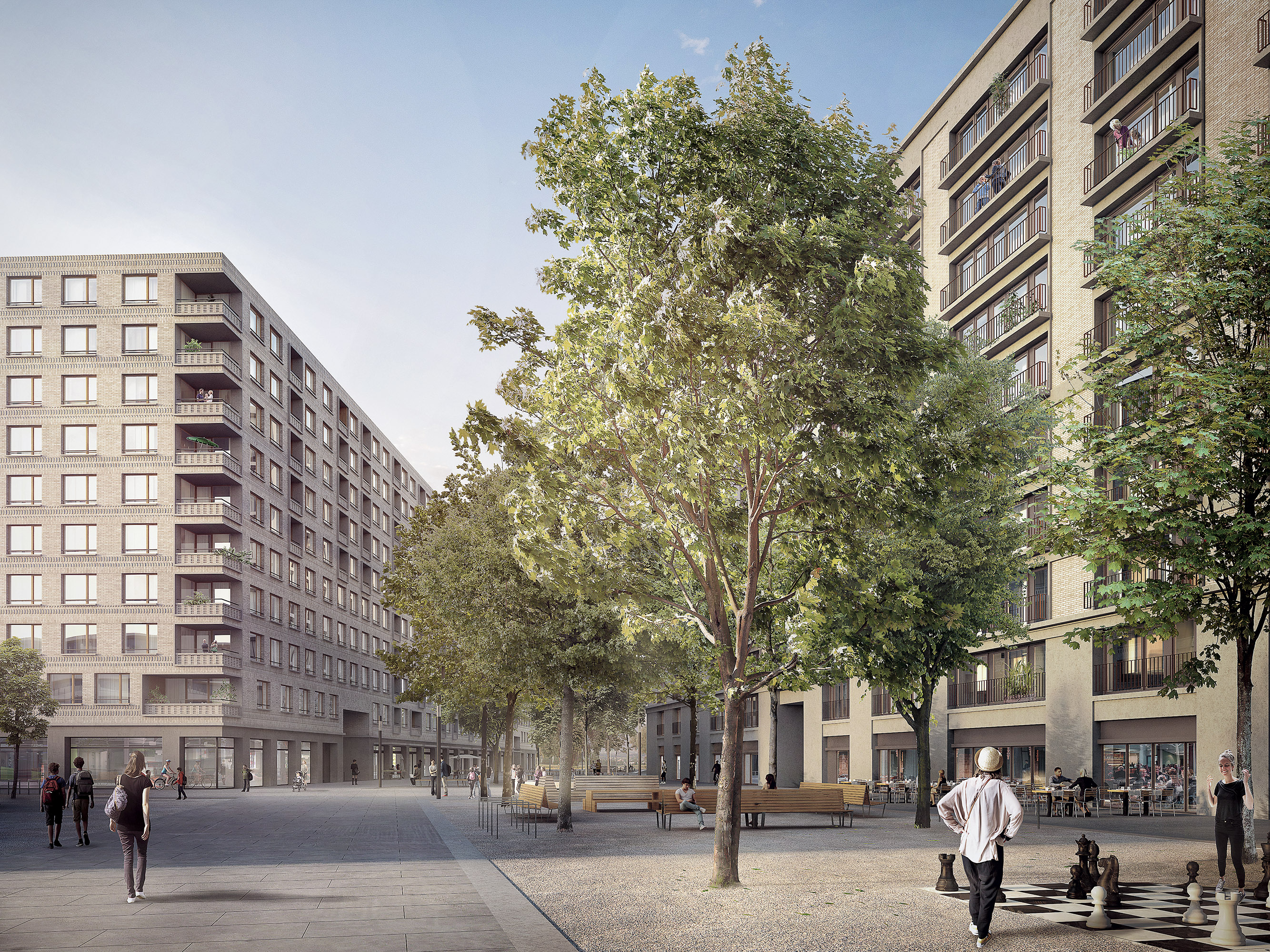 Visualisation du projet Quai Vernets